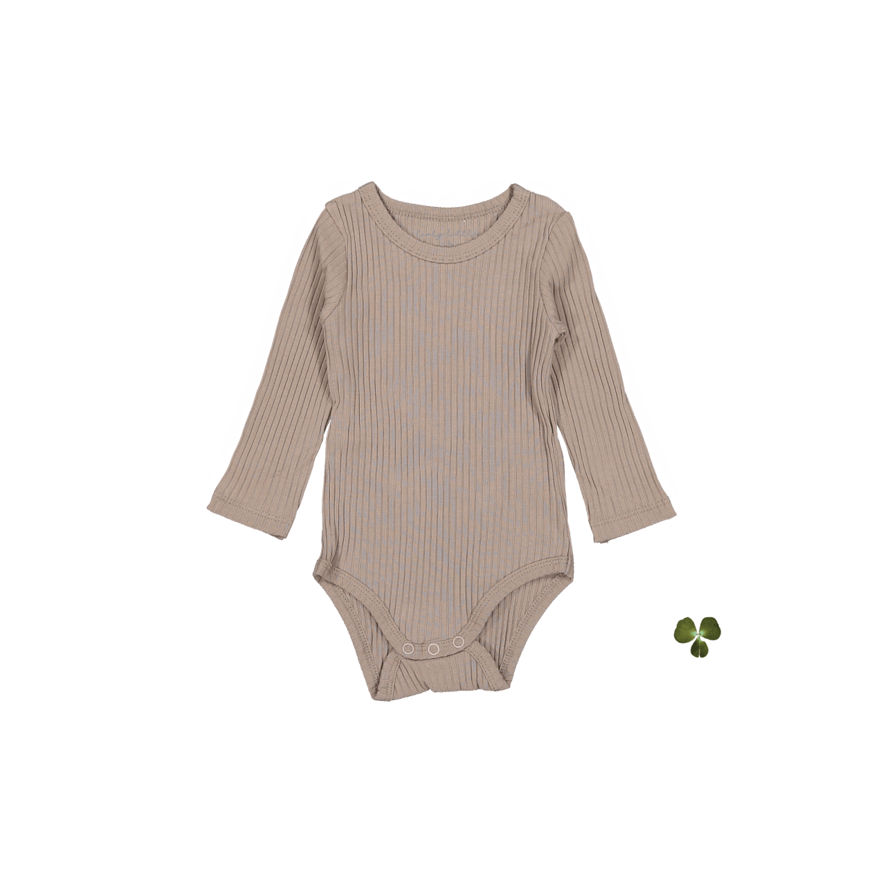The Long Sleeve Onesie - Taupe Long Sleeve Onesie Lovely Littles