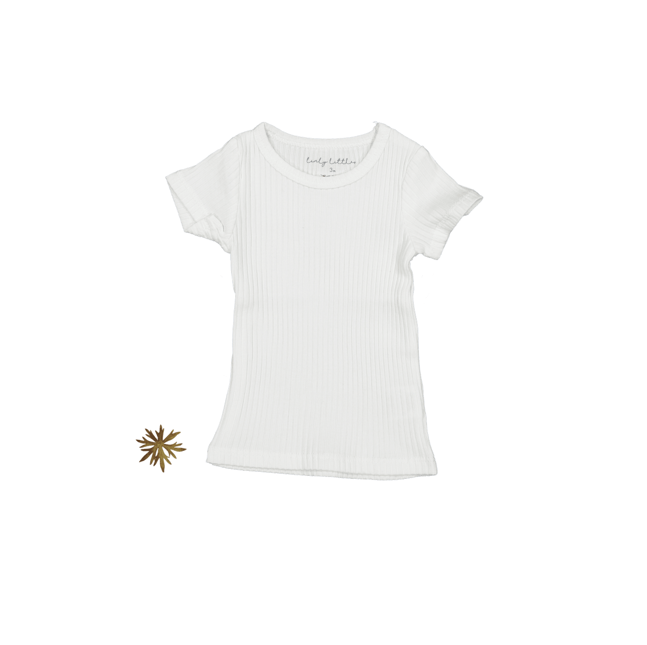 The Short Sleeve Tee - Bone Short Sleeve Tee Lovely Littles