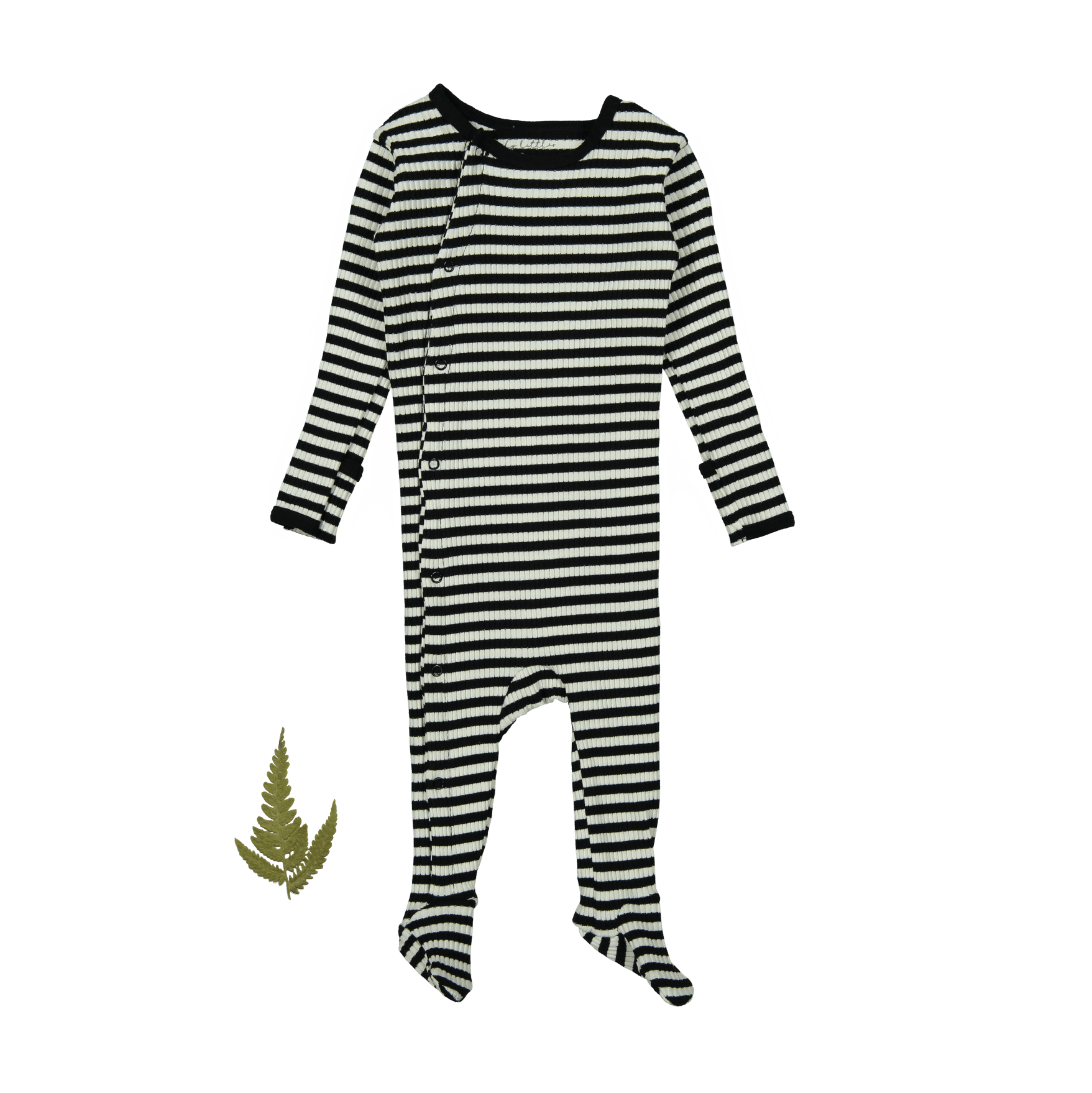 The Printed Snap Romper - Stripe Back Snap Romper Lovely Littles