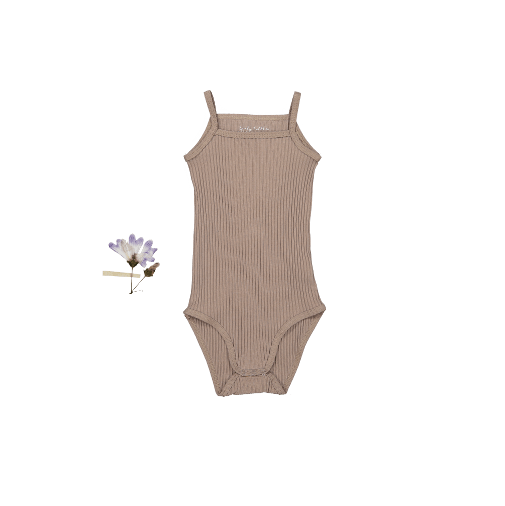 The Tank Onesie - Taupe Tank Onesie Lovely Littles