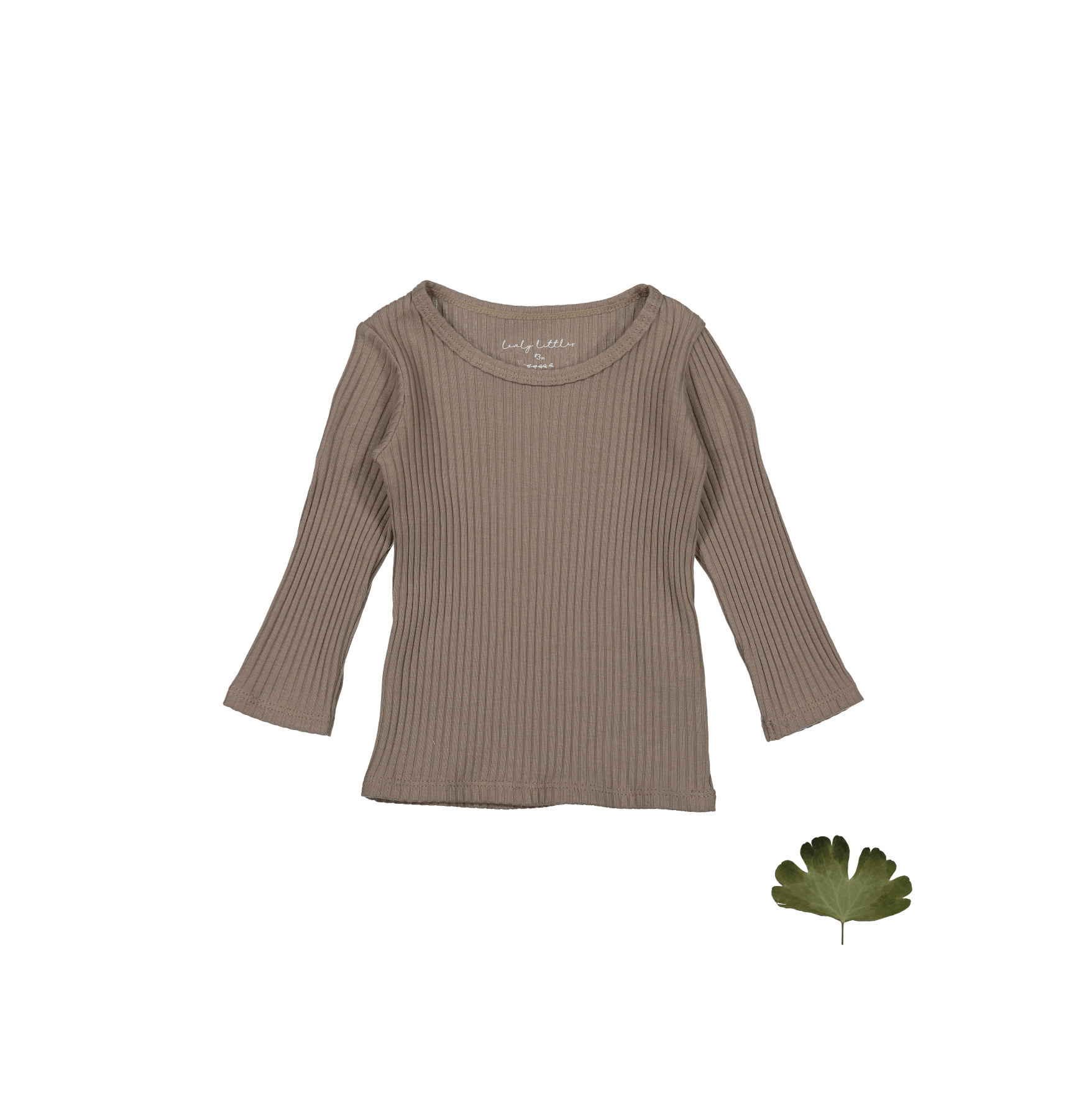 The Long Sleeve Tee - Taupe Long Sleeve Tee Lovely Littles