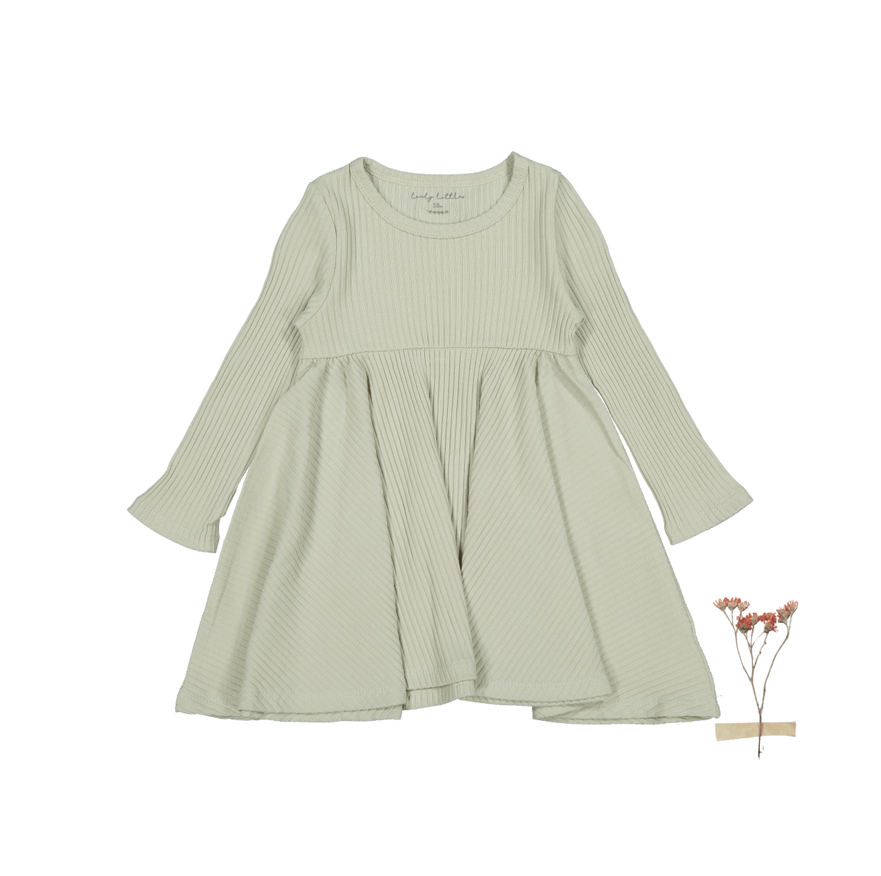The Long Sleeve Dress - Mist Long Sleeve Dress Lovely Littles