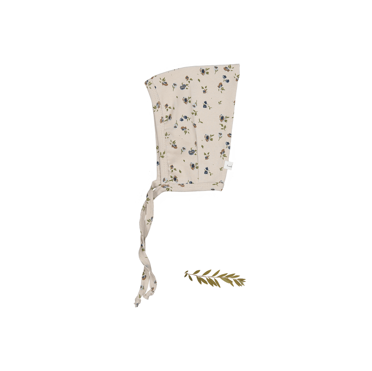 The Printed Pixie Bonnet - Floral Sand Pixie Bonnet Lovely Littles