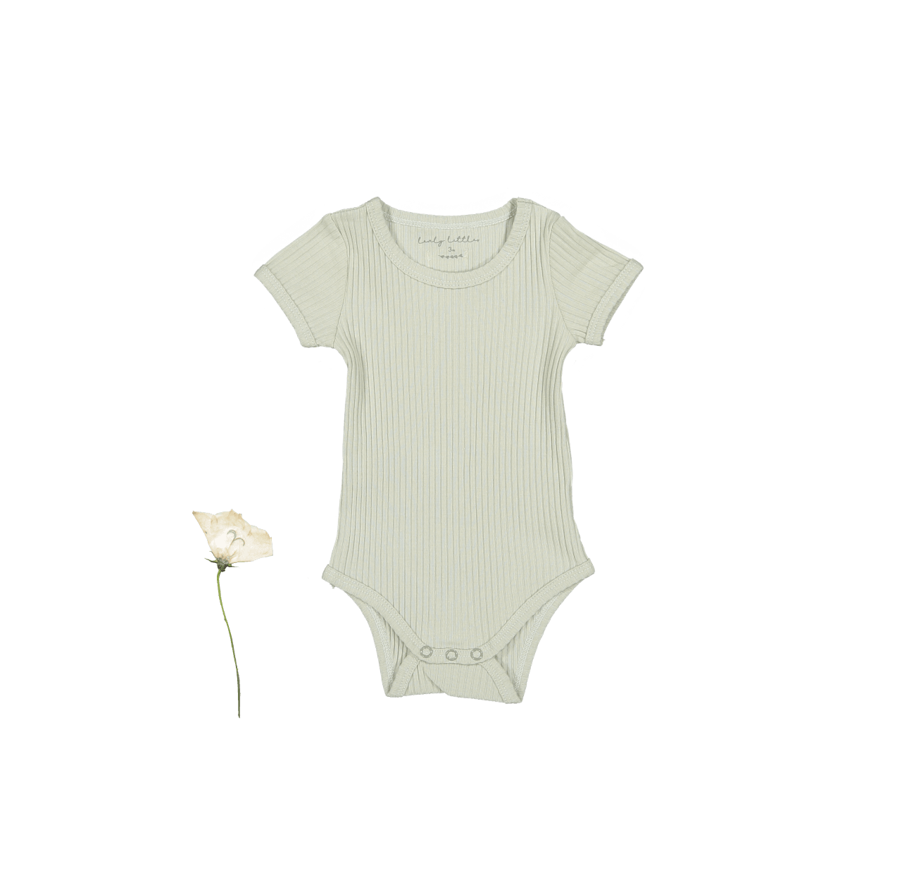 The Short Sleeve Onesie - Mist Short Sleeve Onesie Lovely Littles