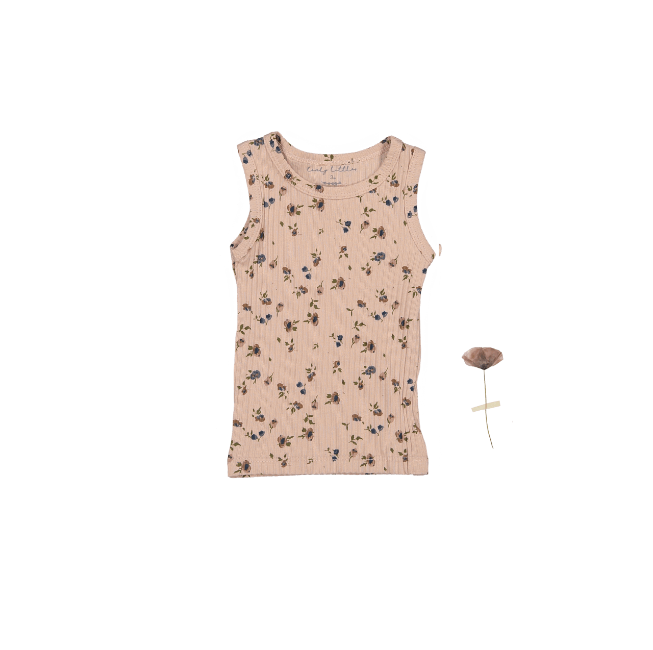 The Printed Tank - Floral Blush Tank Lovely Littles