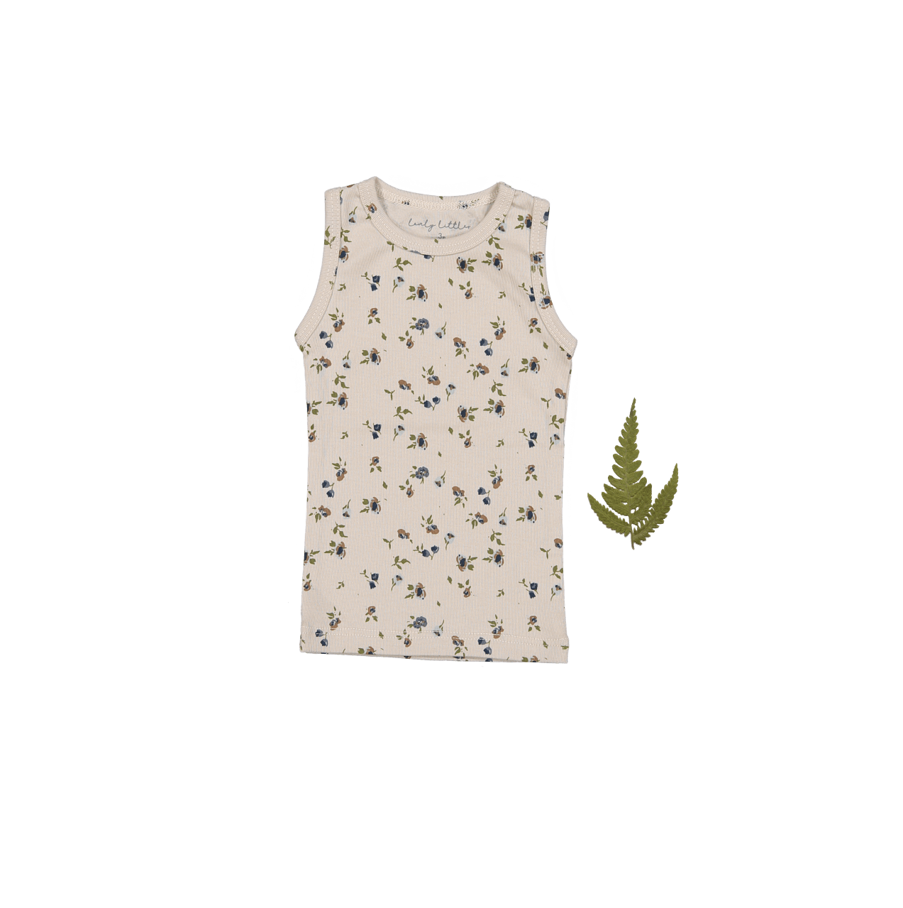 The Printed Tank - Floral Sand Tank Lovely Littles