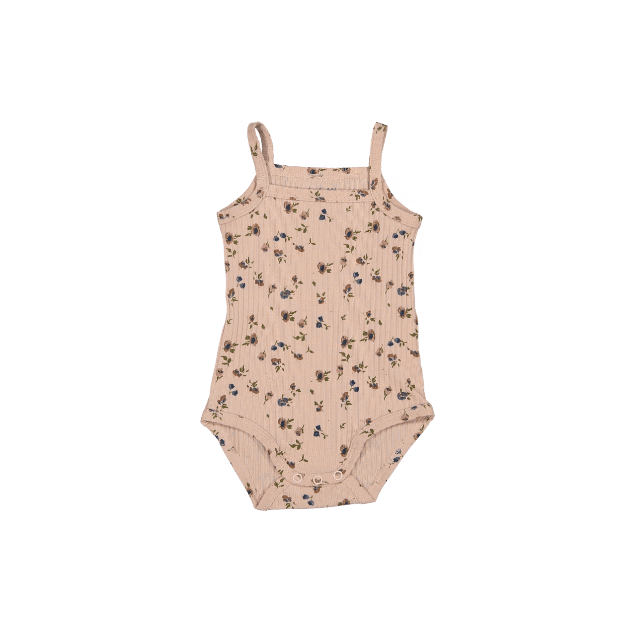 The Printed Tank Onesie - Floral Blush Tank Onesie Lovely Littles