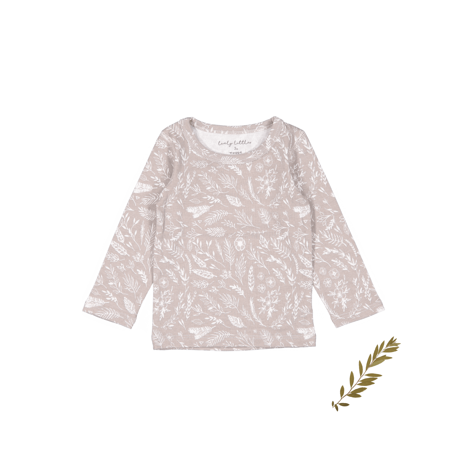 The Printed Long Sleeve Tee - Signature Long Sleeve Tee Lovely Littles