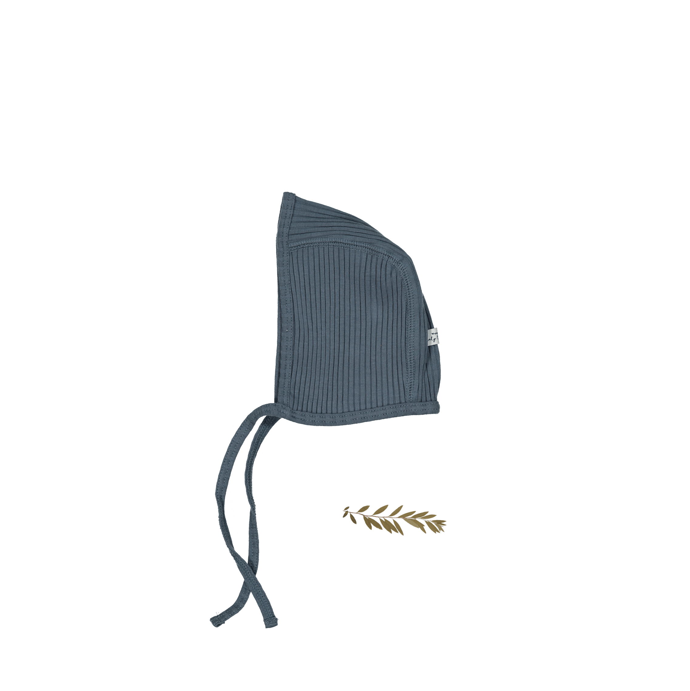 The Bonnet - Midnight Ribbed Bonnet Lovely Littles