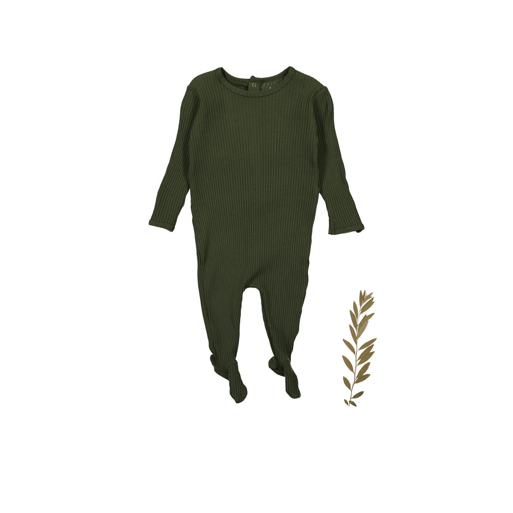 The Romper - Moss Back Snap Romper Lovely Littles