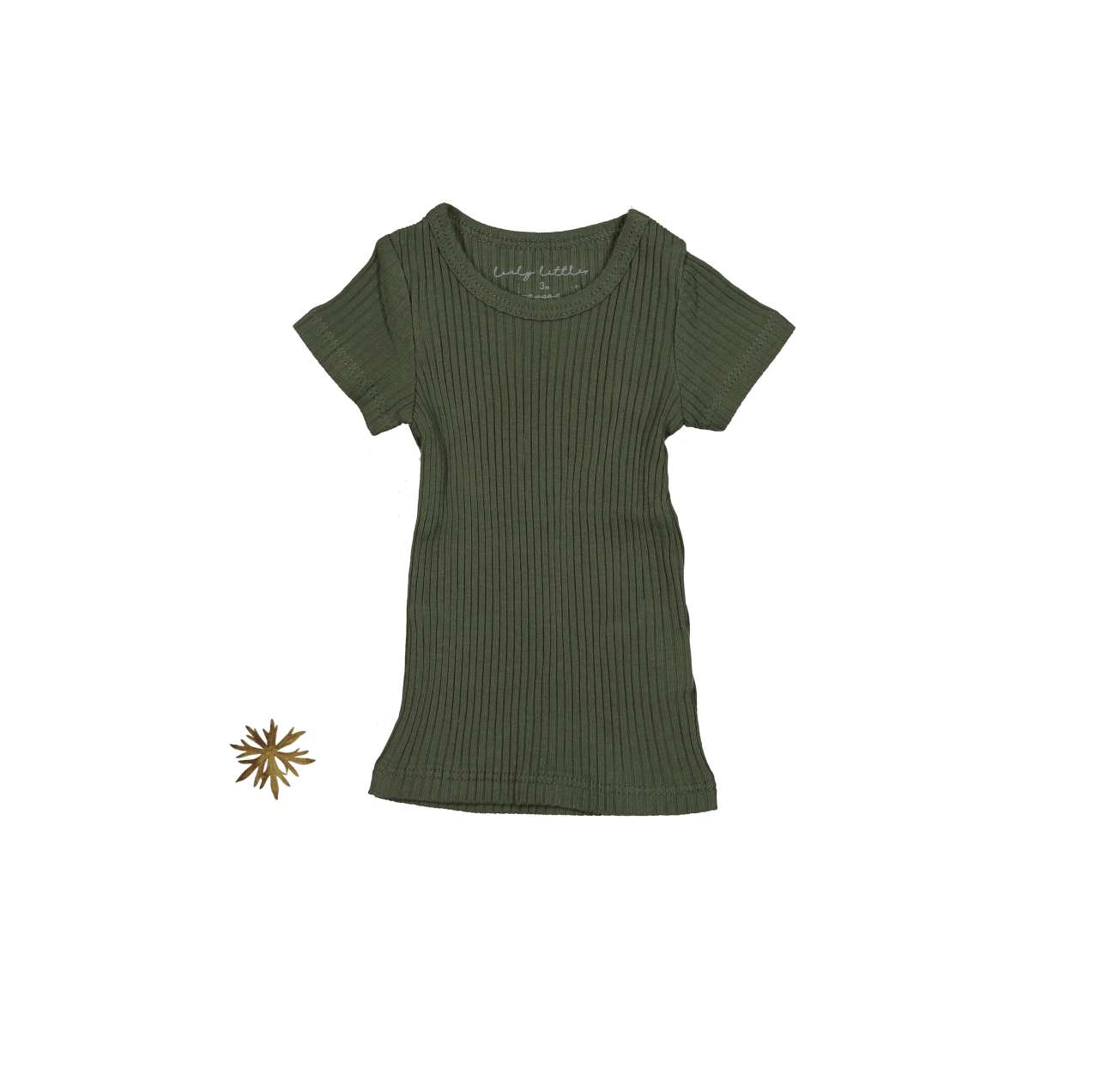 The Short Sleeve Tee - Moss Short Sleeve Tee Lovely Littles