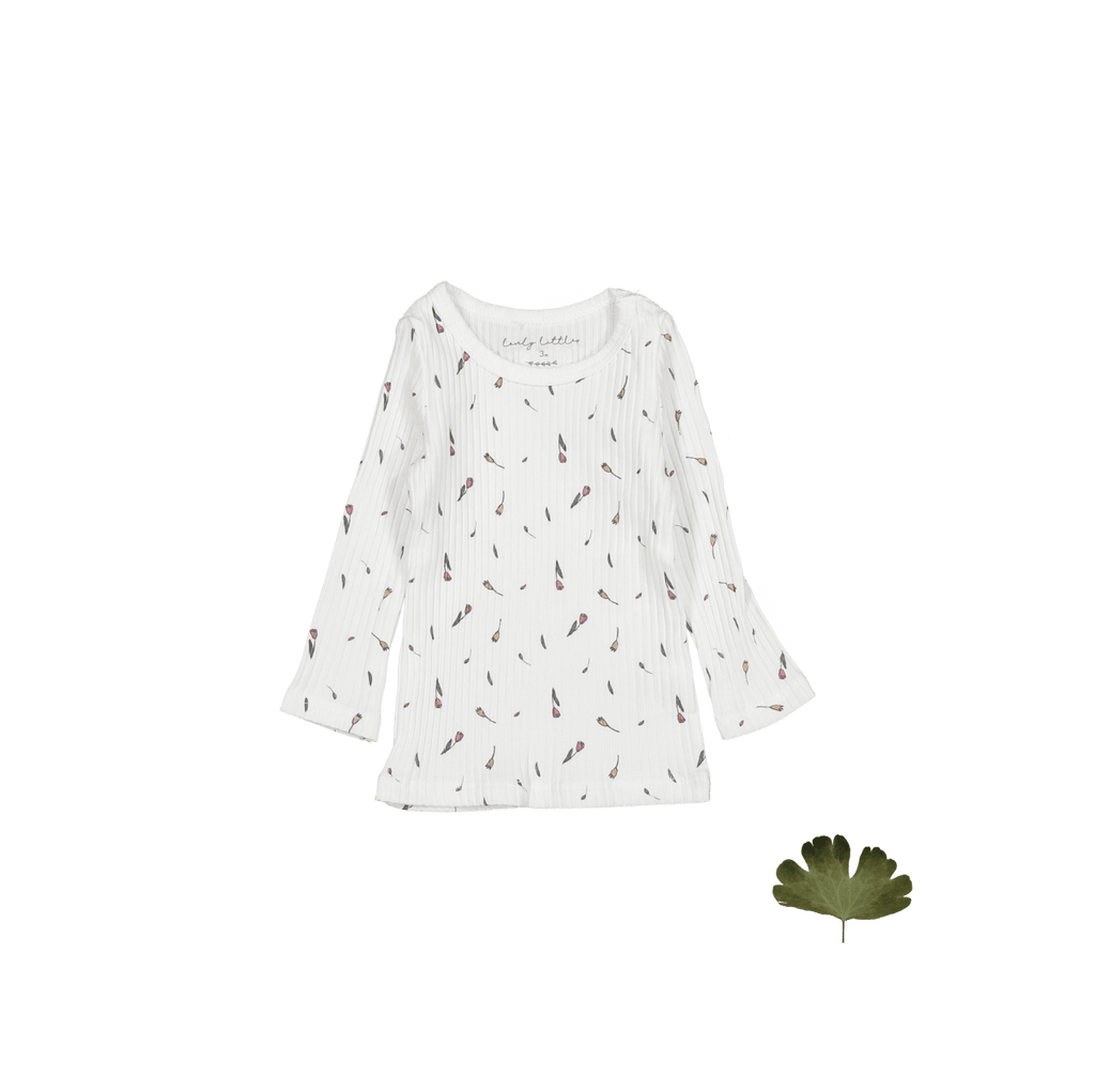 The Printed Long Sleeve Tee - Tulip Long Sleeve Tee Lovely Littles