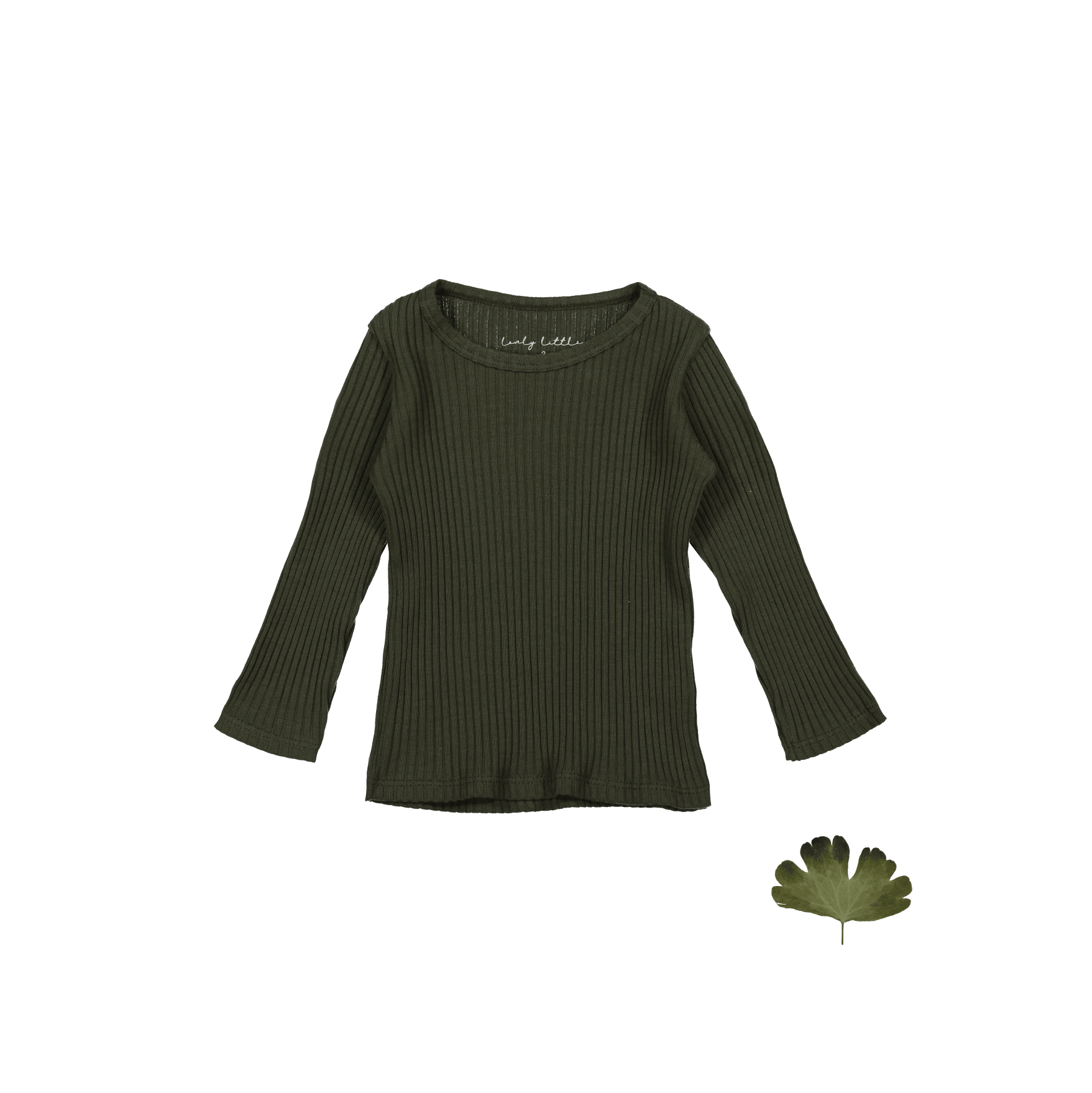 The Long Sleeve Tee - Moss Long Sleeve Tee Lovely Littles