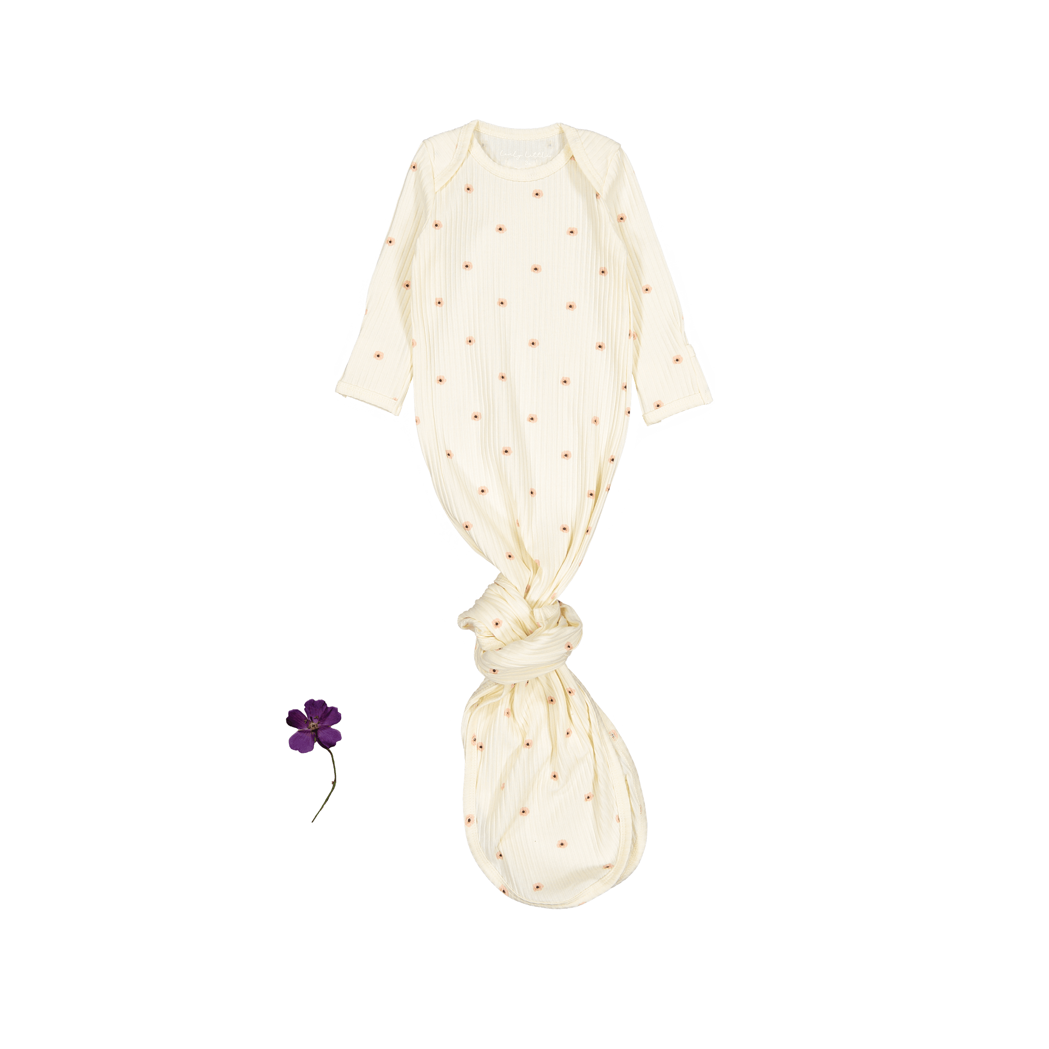 The Printed Baby Gown - Butter Flower Baby Gown Lovely Littles