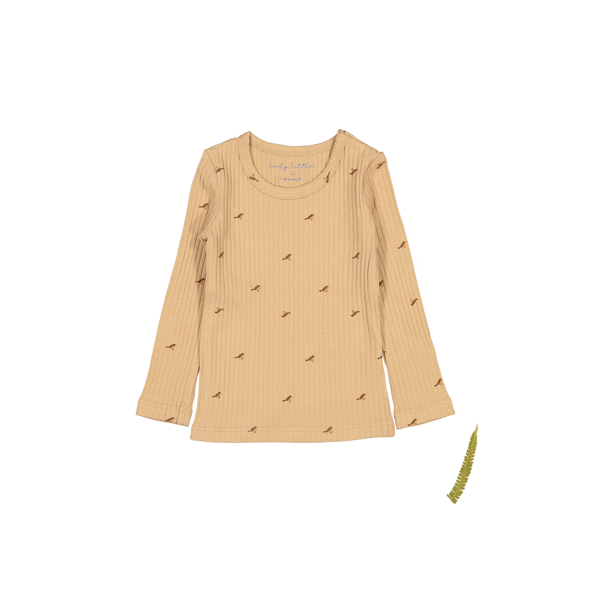 The Printed Long Sleeve Tee - Birdsong Long Sleeve Tee Lovely Littles