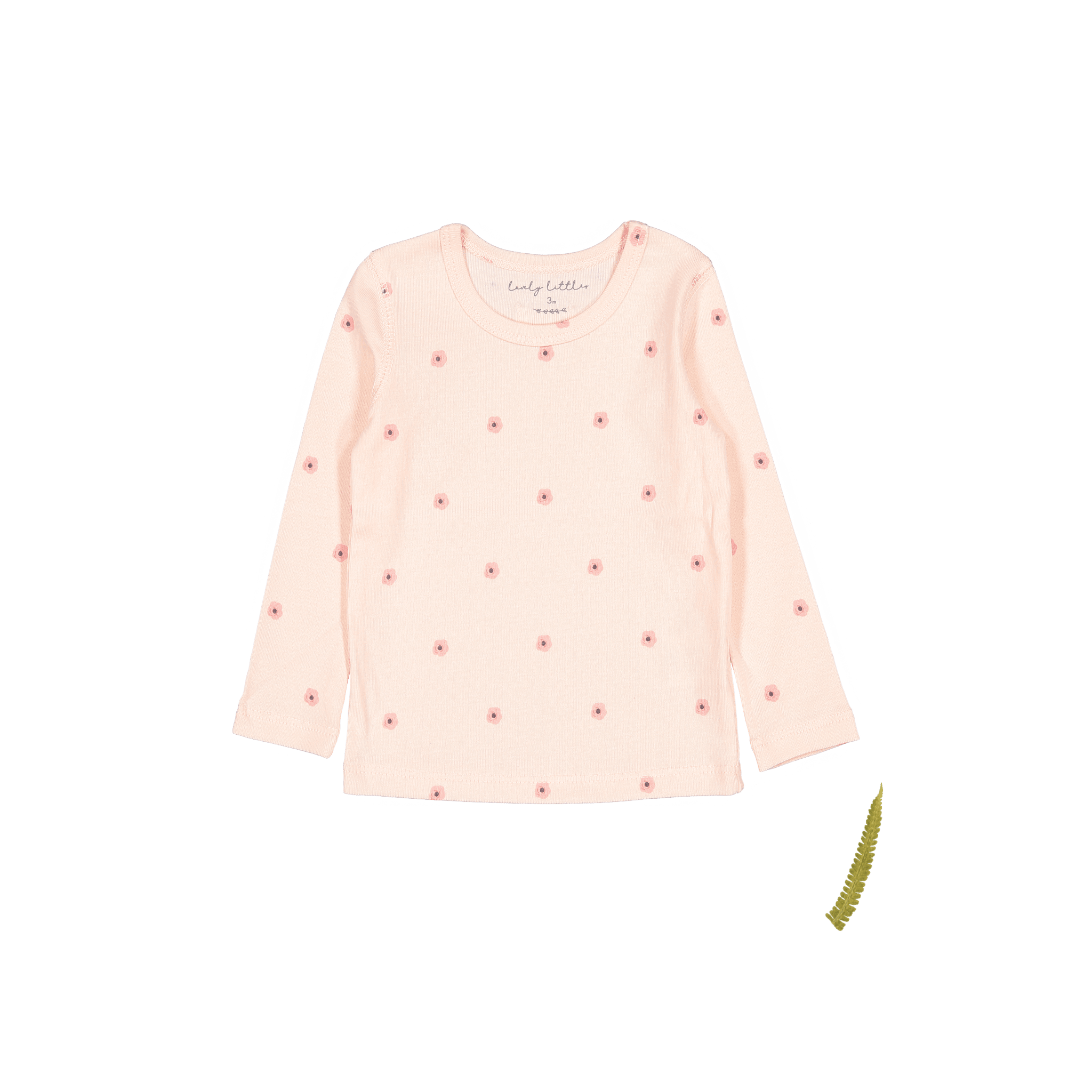 The Printed Long Sleeve Tee - Rose Flower Long Sleeve Tee Lovely Littles