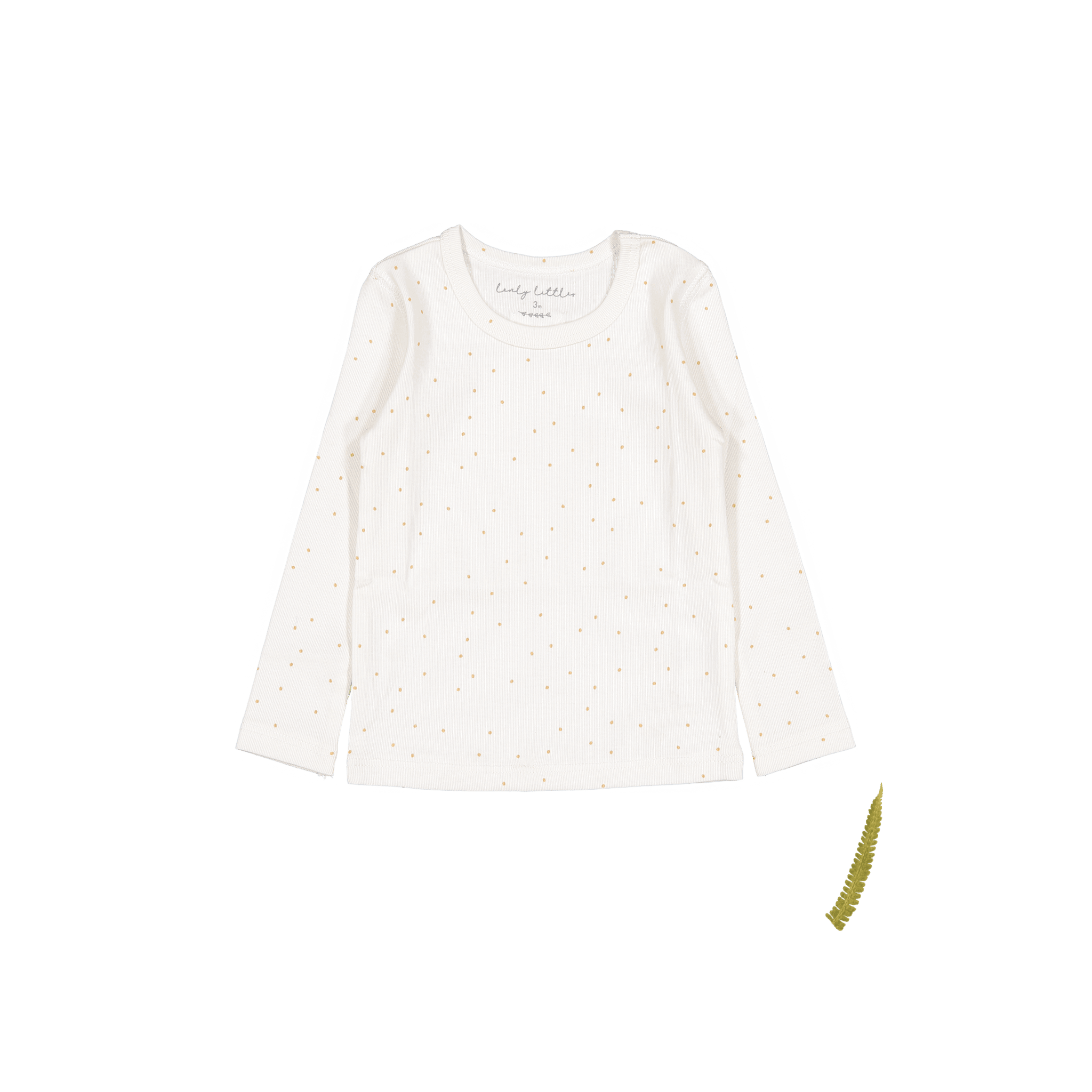 The Printed Long Sleeve Tee - Pearl Dot Long Sleeve Tee Lovely Littles