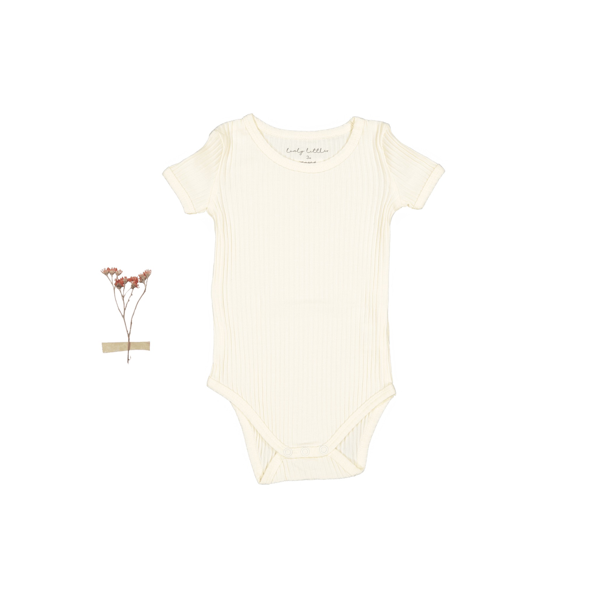 The Short Sleeve Onesie - Butter Short Sleeve Onesie Lovely Littles