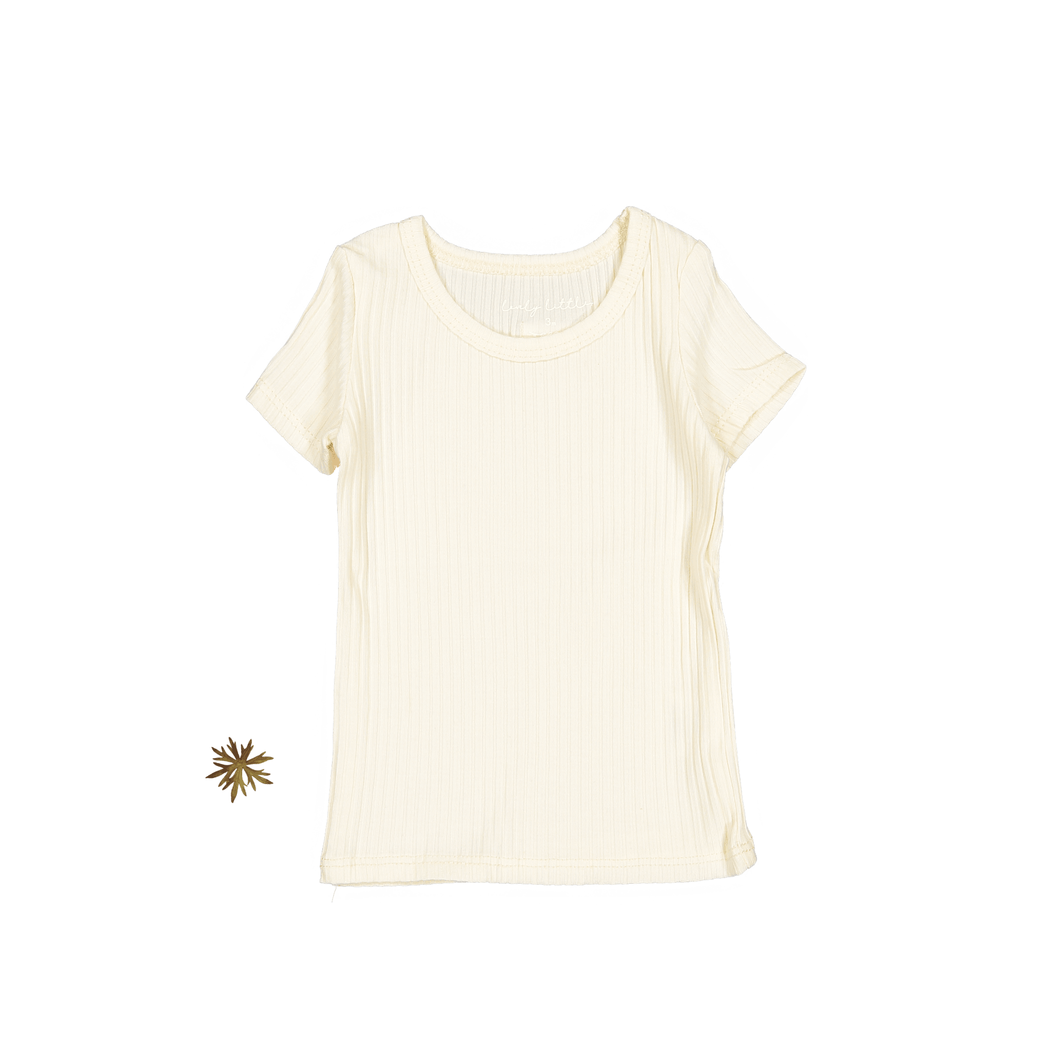 The Short Sleeve Tee - Butter Short Sleeve Tee Lovely Littles