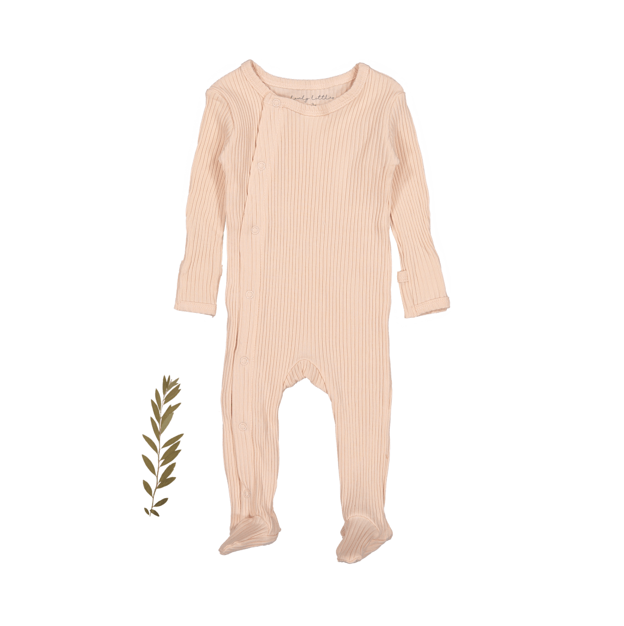 The Snap Romper - Powder Front Snap Romper Lovely Littles