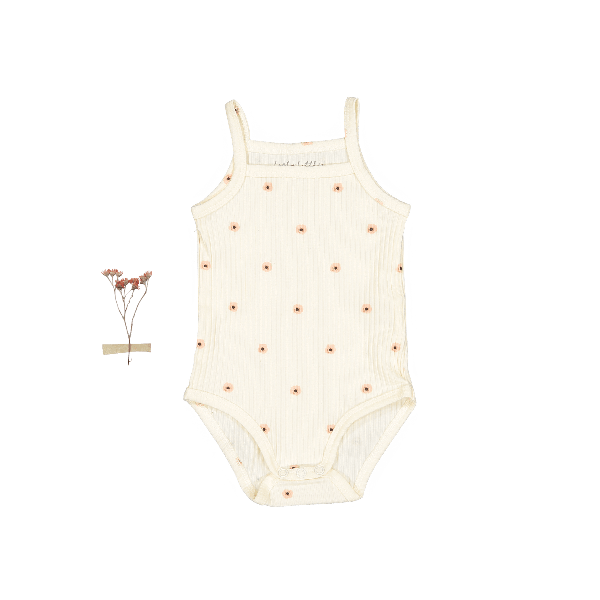 The Printed Tank Onesie - Butter Flower Tank Onesie Lovely Littles