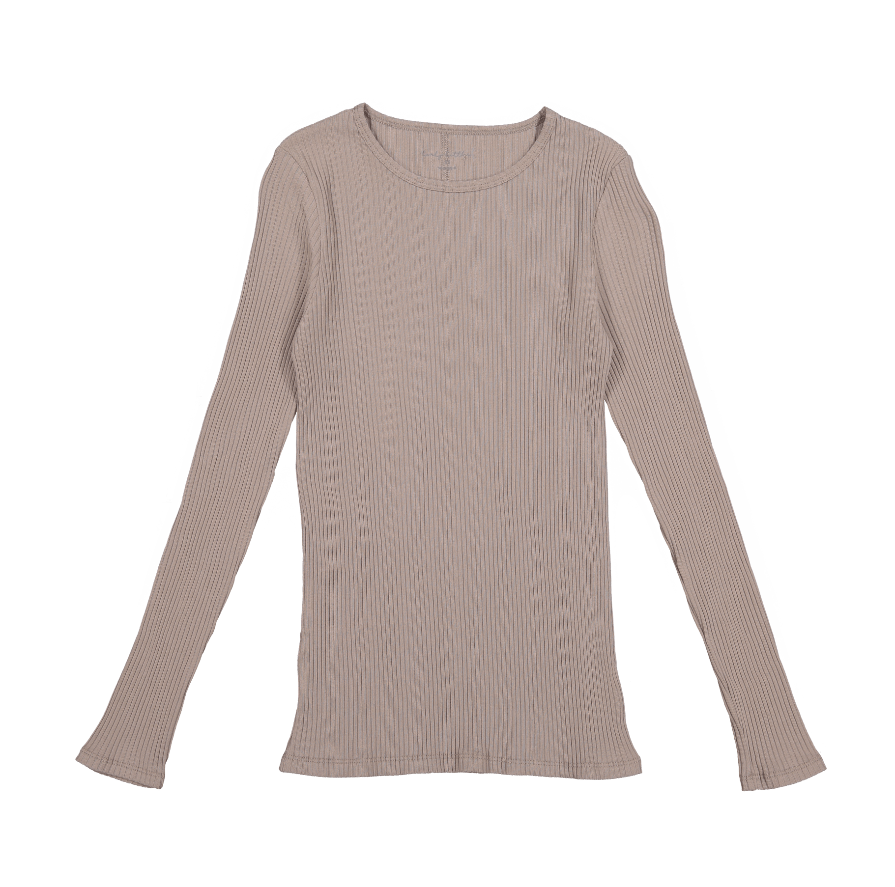 The Womens Tee - Taupe Long Sleeve Tee Lovely Littles