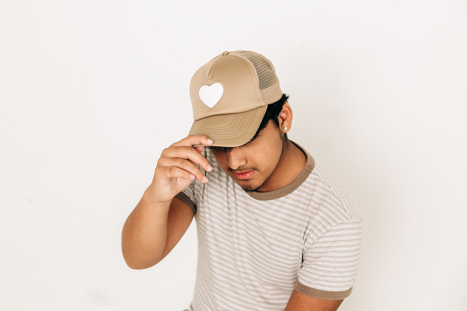 Terry Heart Trucker Hat