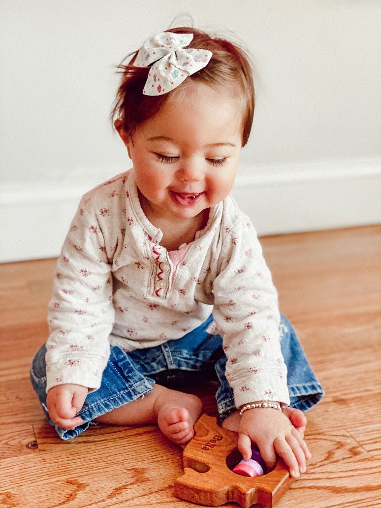 Rhode Island State Wooden Baby Rattle™ Rattles Bannor Toys