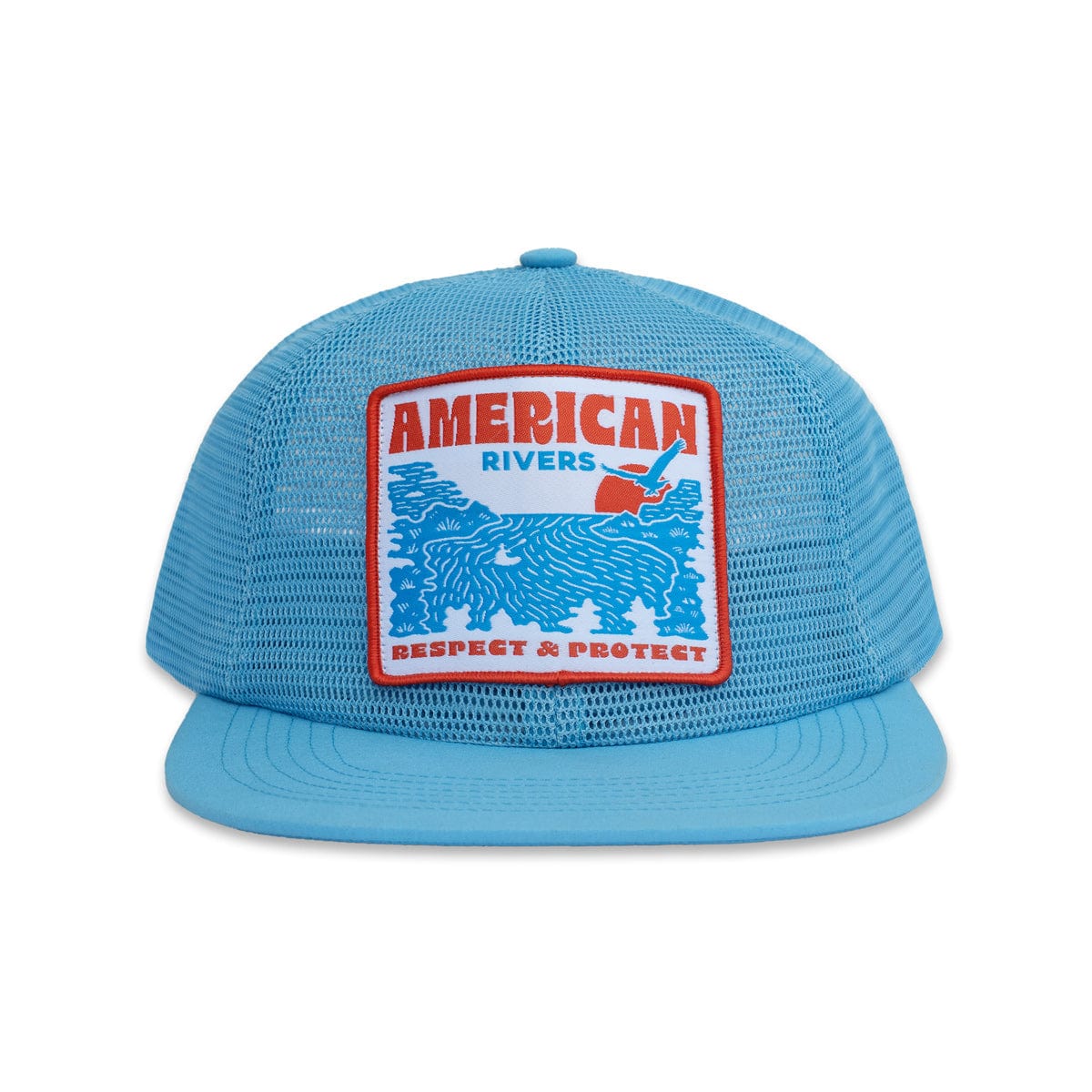 American Rivers Mesh Snapback Hat | Ice