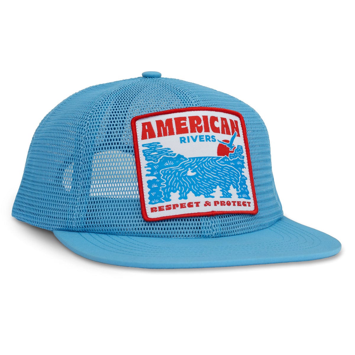 American Rivers Mesh Snapback Hat | Ice