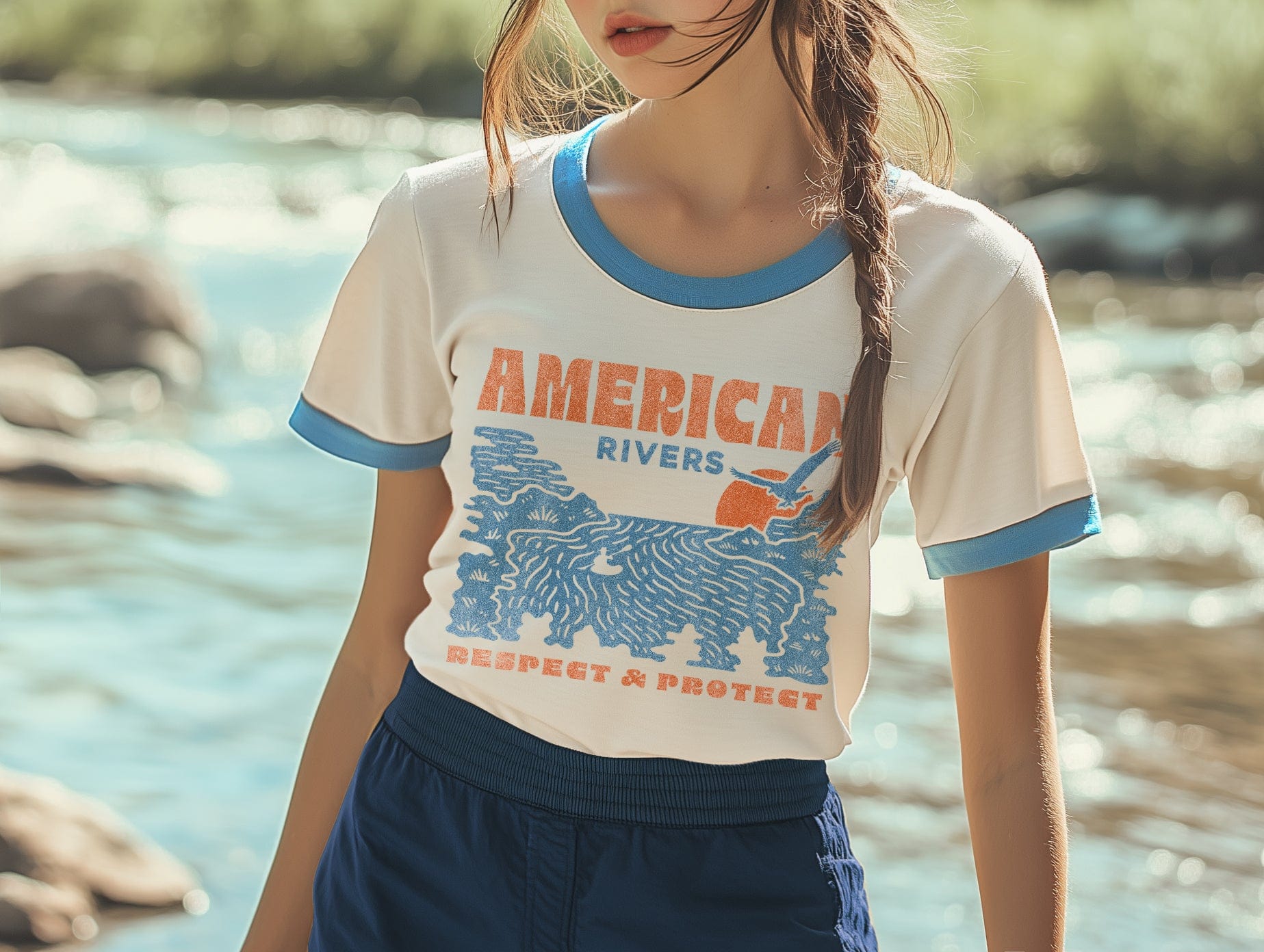 American Rivers Vintage Ringer