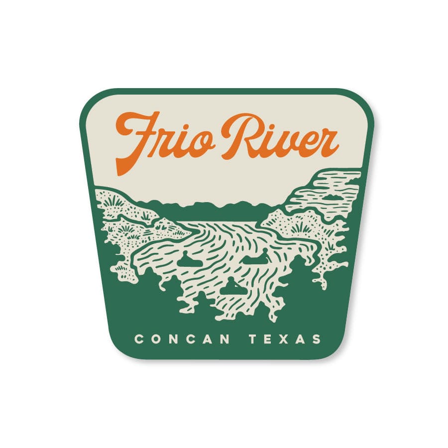 Frio River Sticker
