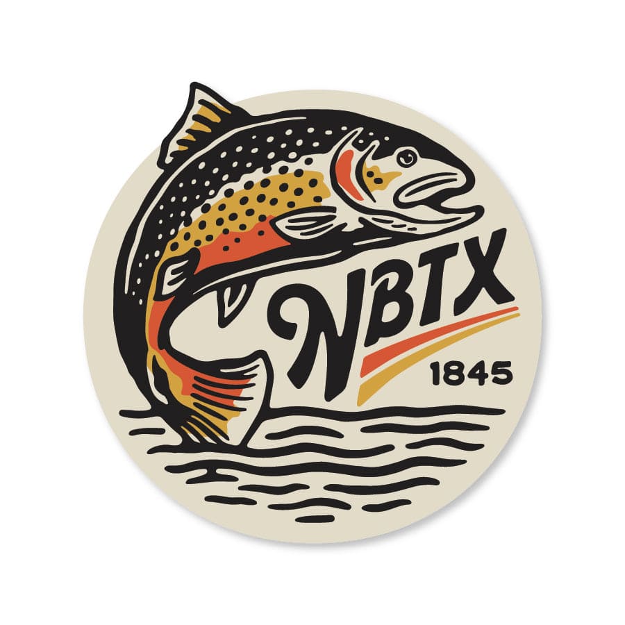 German Trout NBTX Sticker (New Braunfels, Texas)