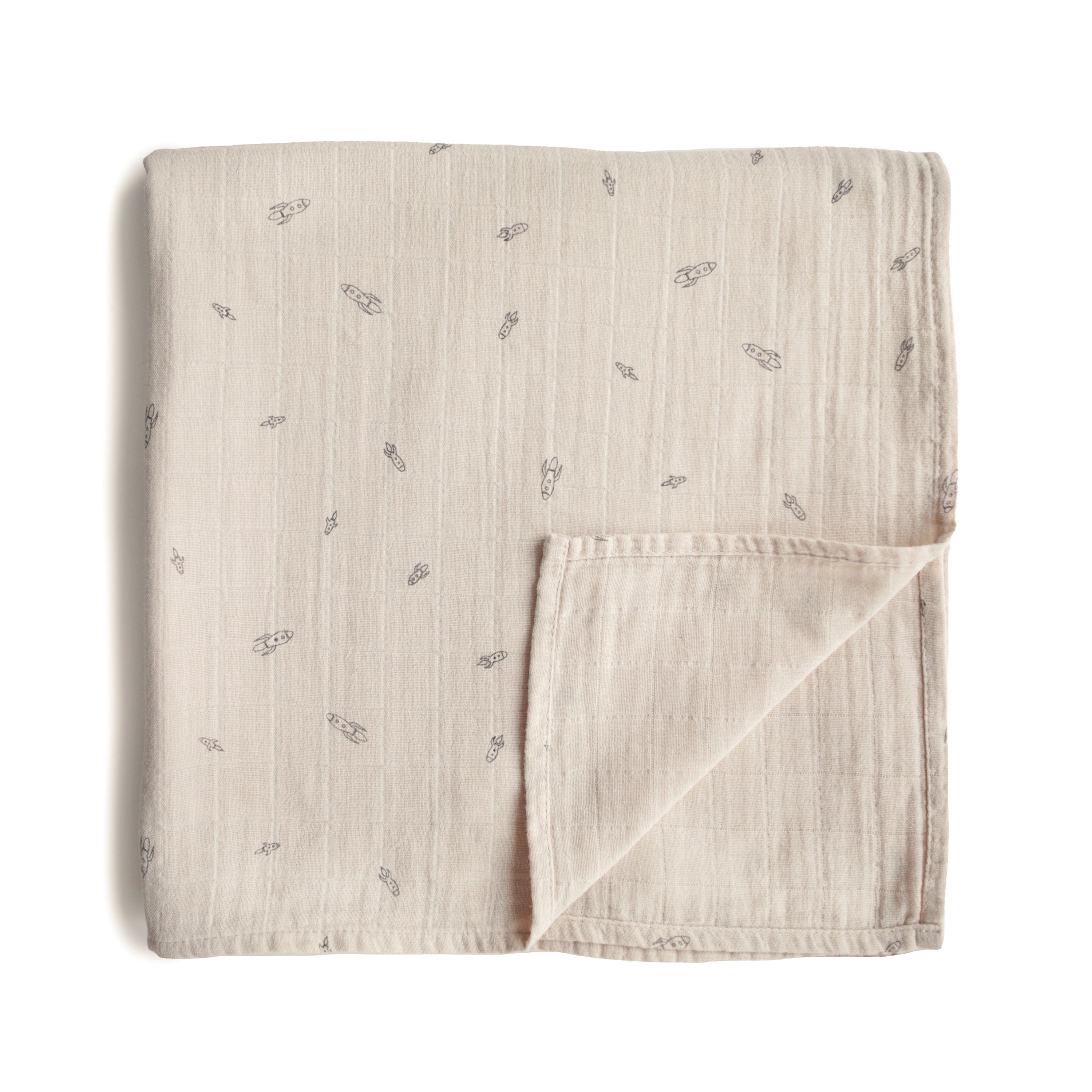 Organic Cotton Muslin Swaddle Blanket