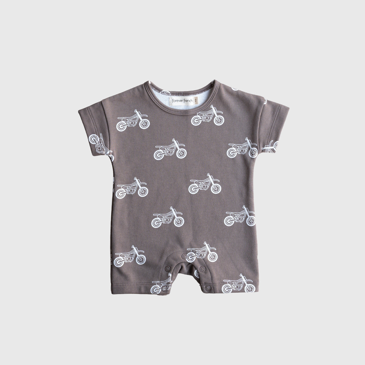 French Terry Romper | Dirt Bike