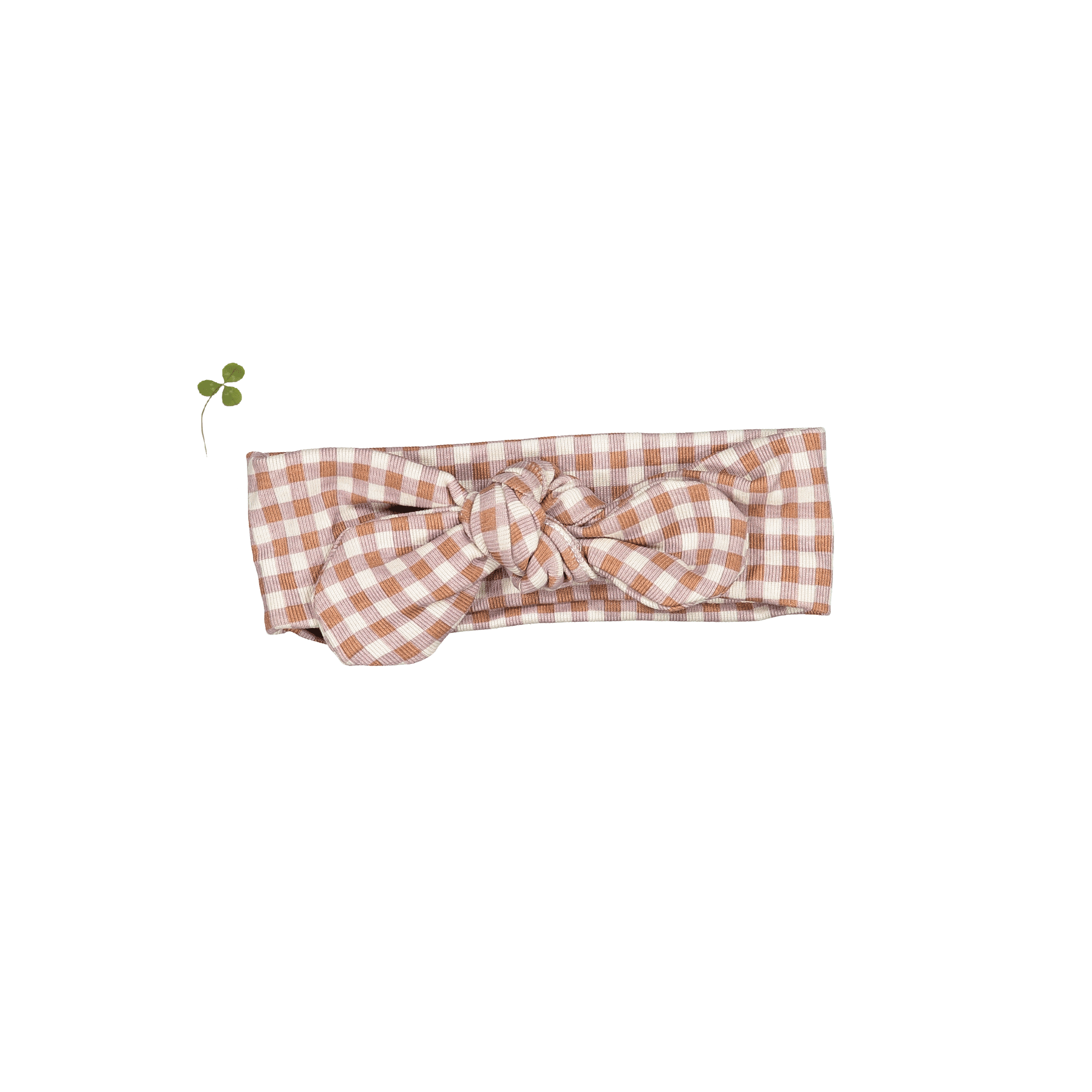 The Printed Headband - Rosewood Gingham