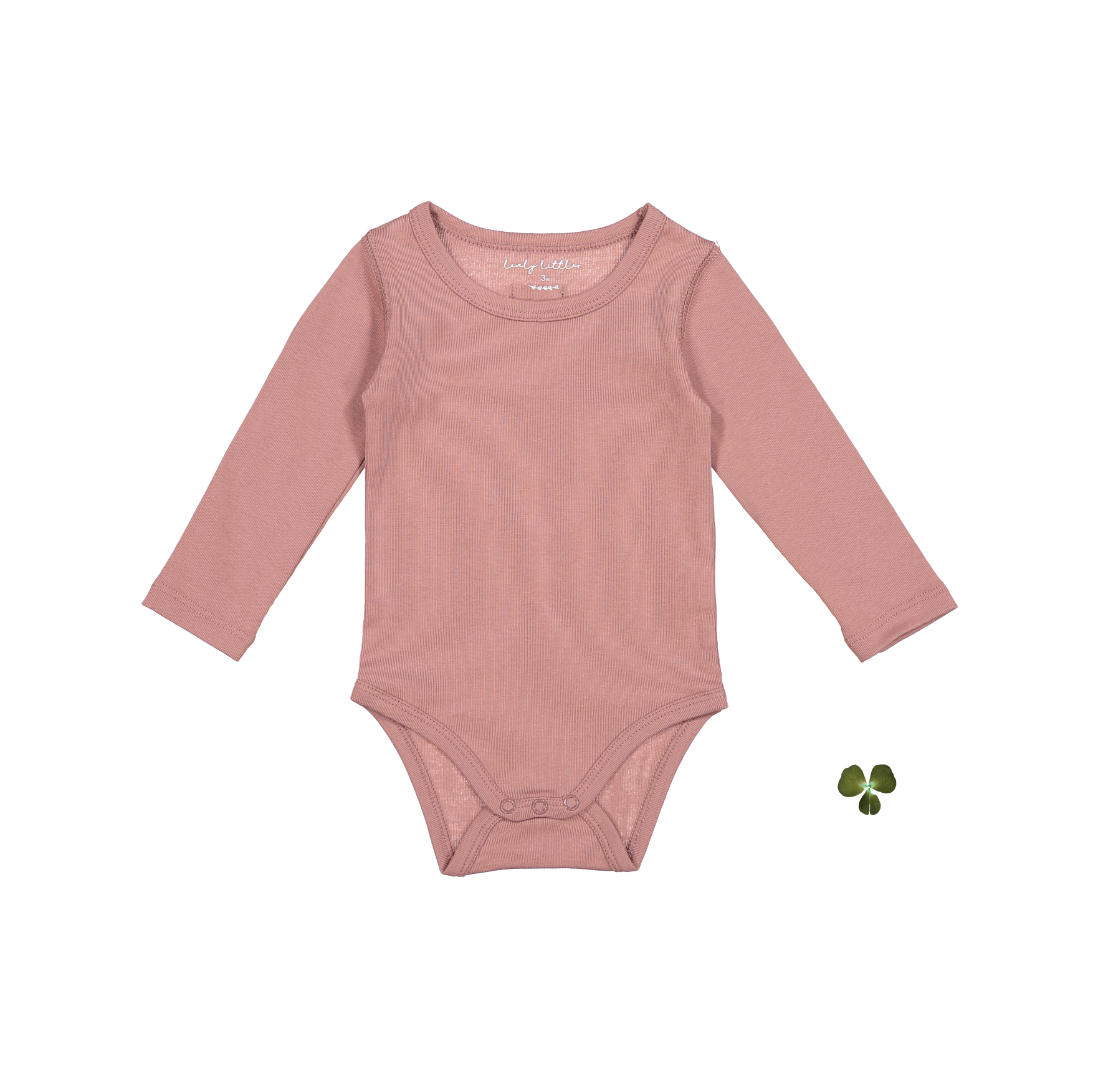 The Long Sleeve Onesie - Rosewood Long Sleeve Onesie Lovely Littles