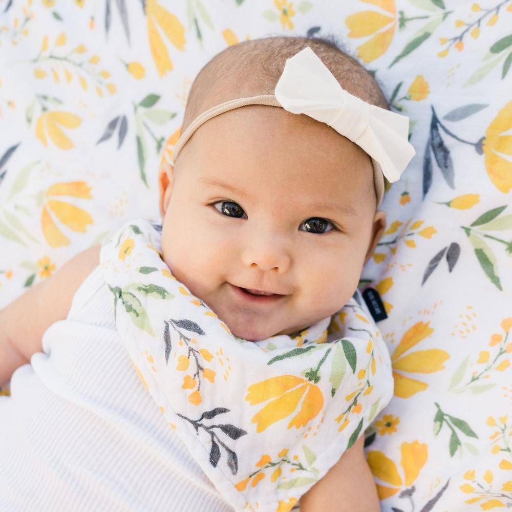 Royal Garden Oh So Soft Muslin Bandana Bib Bib Bebe au Lait