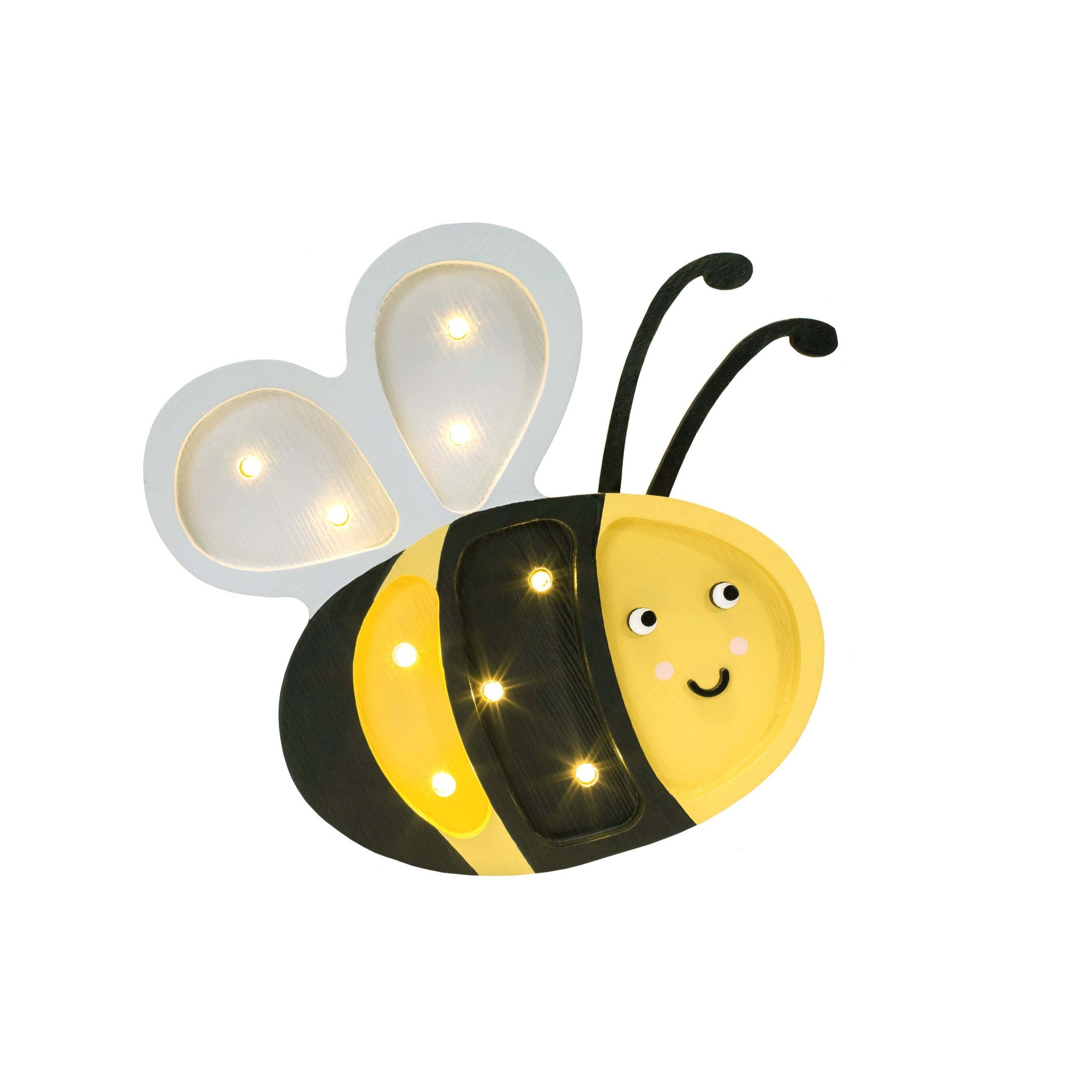 Little Lights Mini Happy Bee Lamp lamp Little Lights US