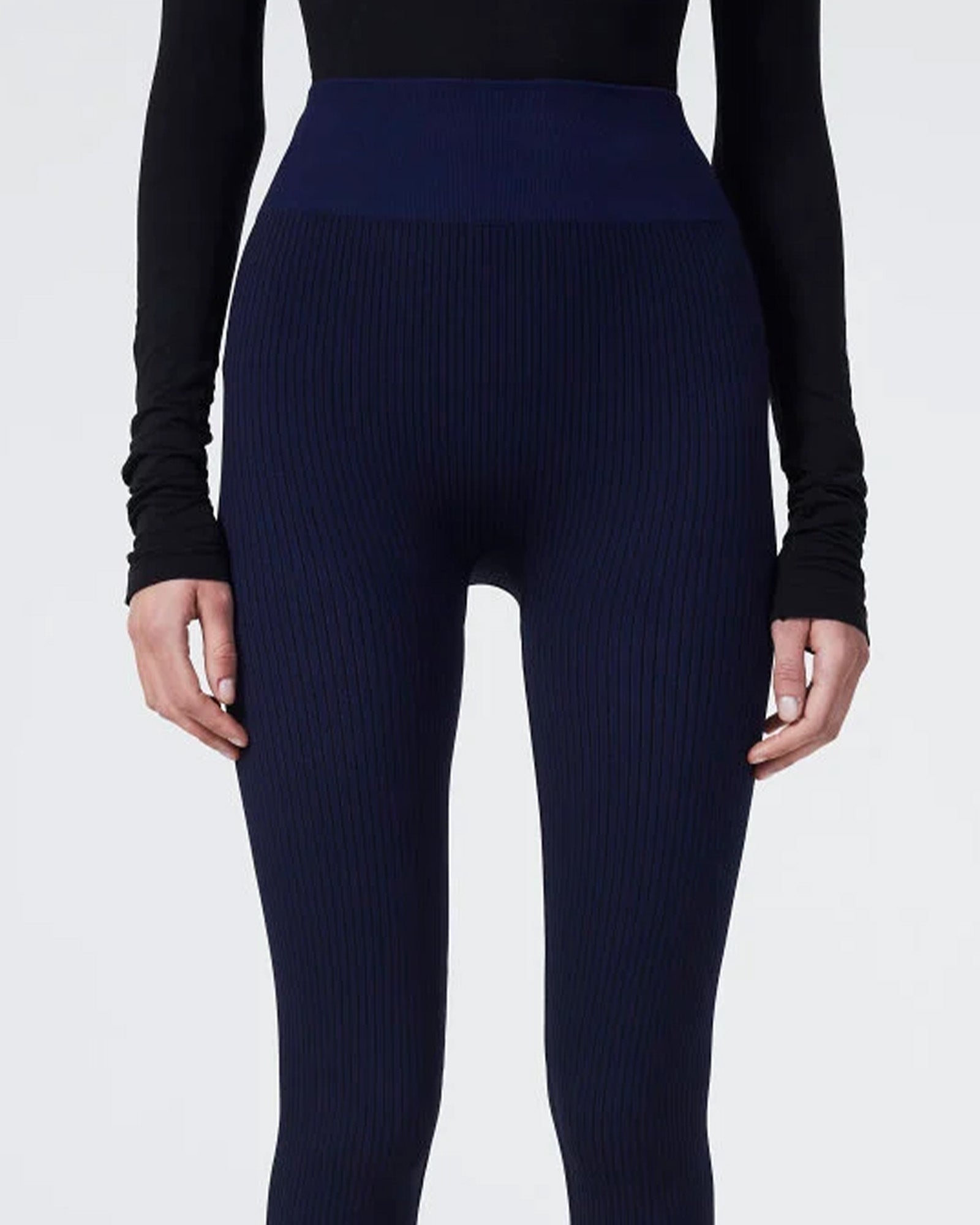 Rodebjer Colab Ria RIb Leggings - Navy