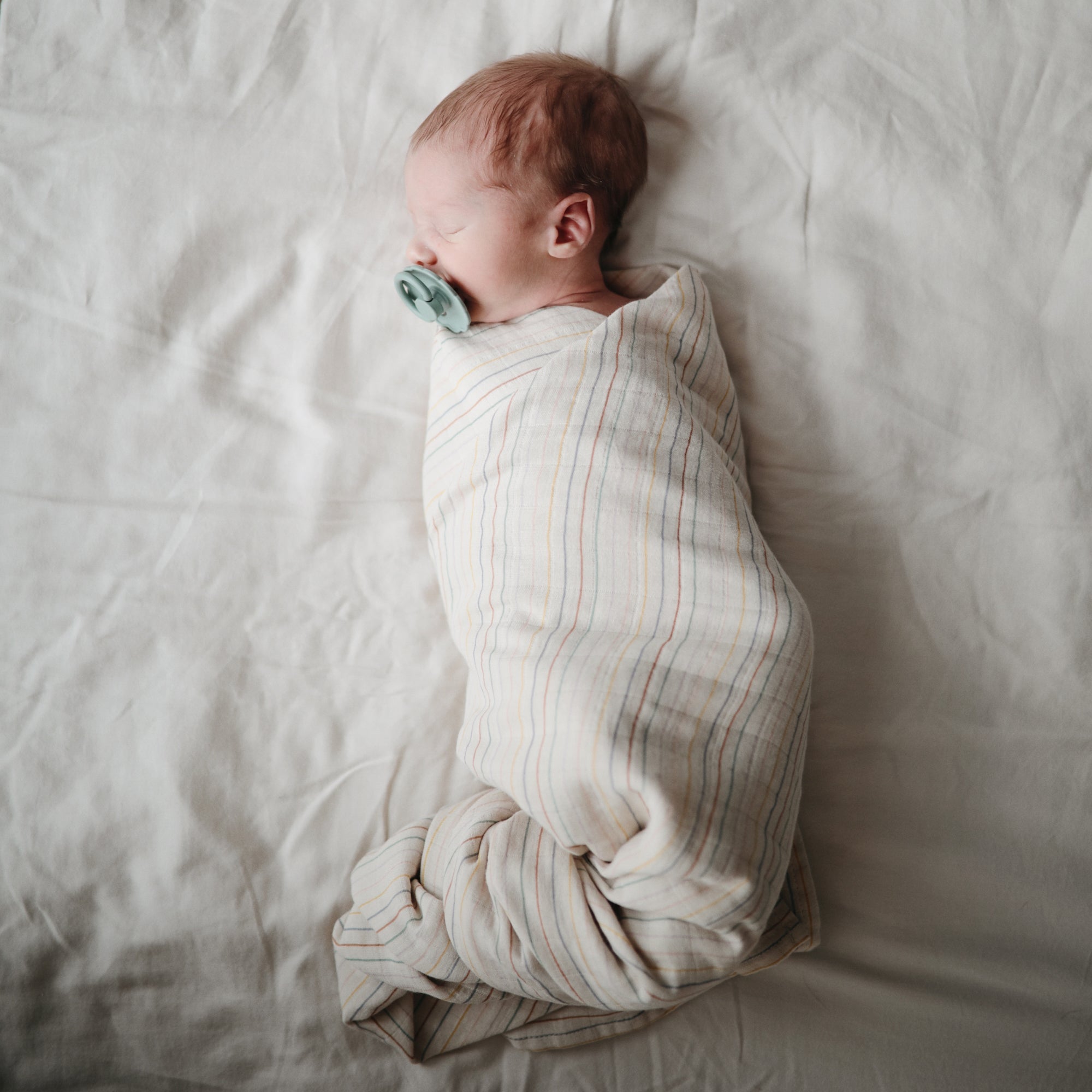 Organic Cotton Muslin Swaddle Blanket Swaddle Mushie