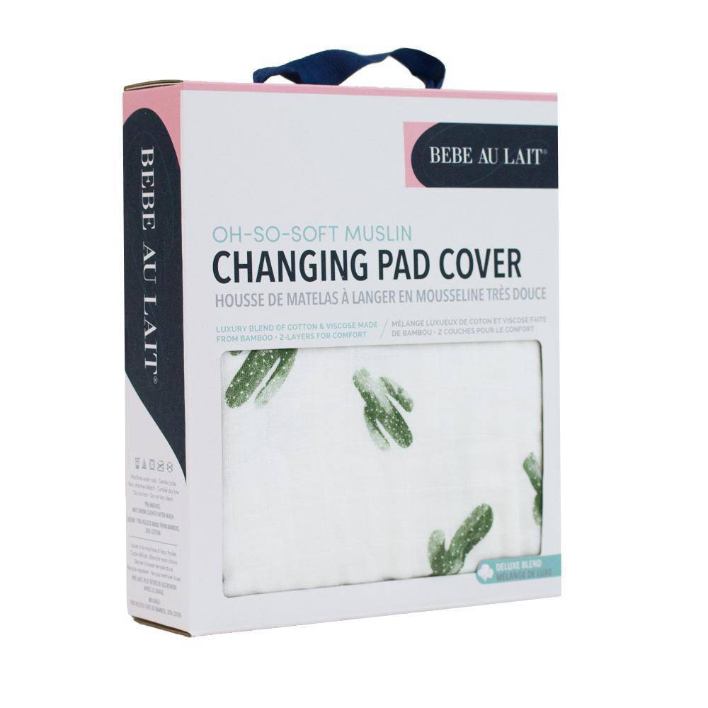 Saguaro Oh So Soft Muslin Changing Pad Cover Changing Pad Cover Bebe au Lait