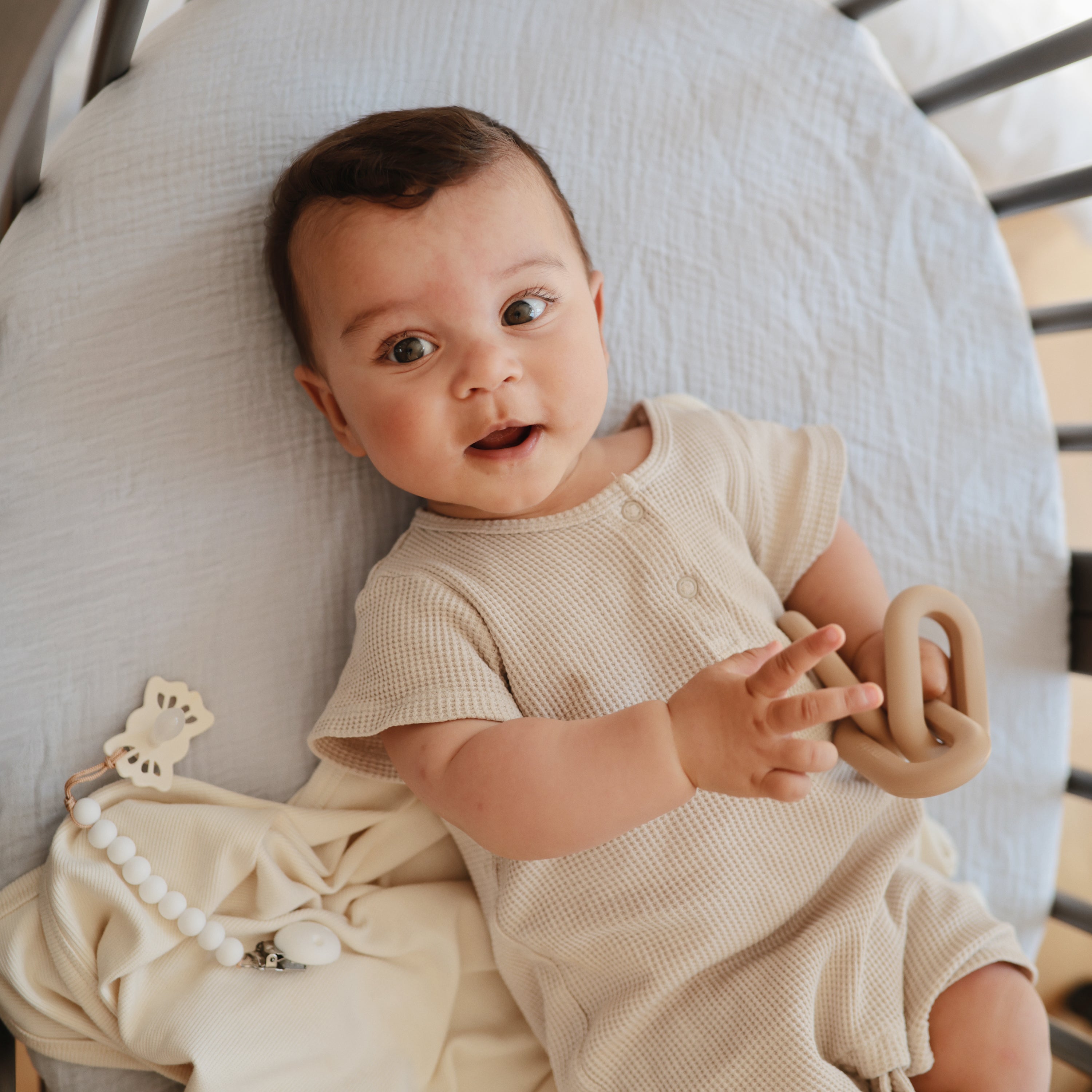 Ribbed Baby Blanket Blanket Mushie