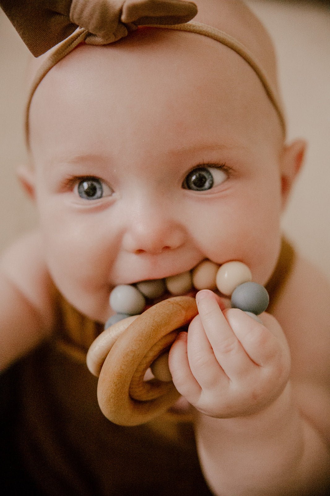 Saturn Ring Wooden Baby Teether Pacifiers & Teethers Bannor Toys
