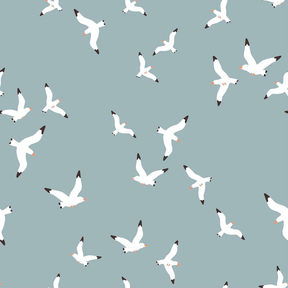 Seagulls Oh So Soft Muslin Changing Pad Cover Changing Pad Cover Bebe au Lait