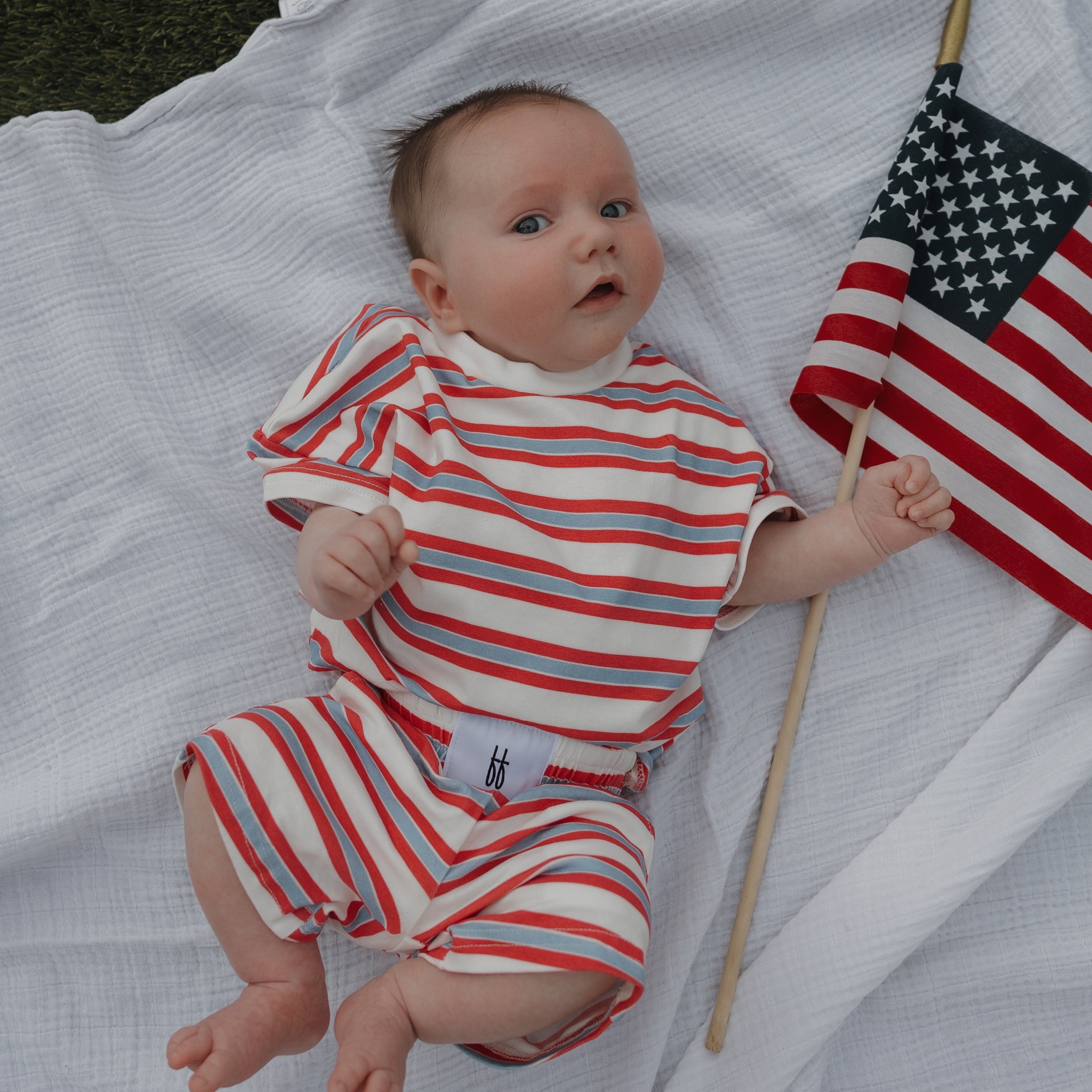 *PRE-ORDER* Child Short Set | Heritage Stripe