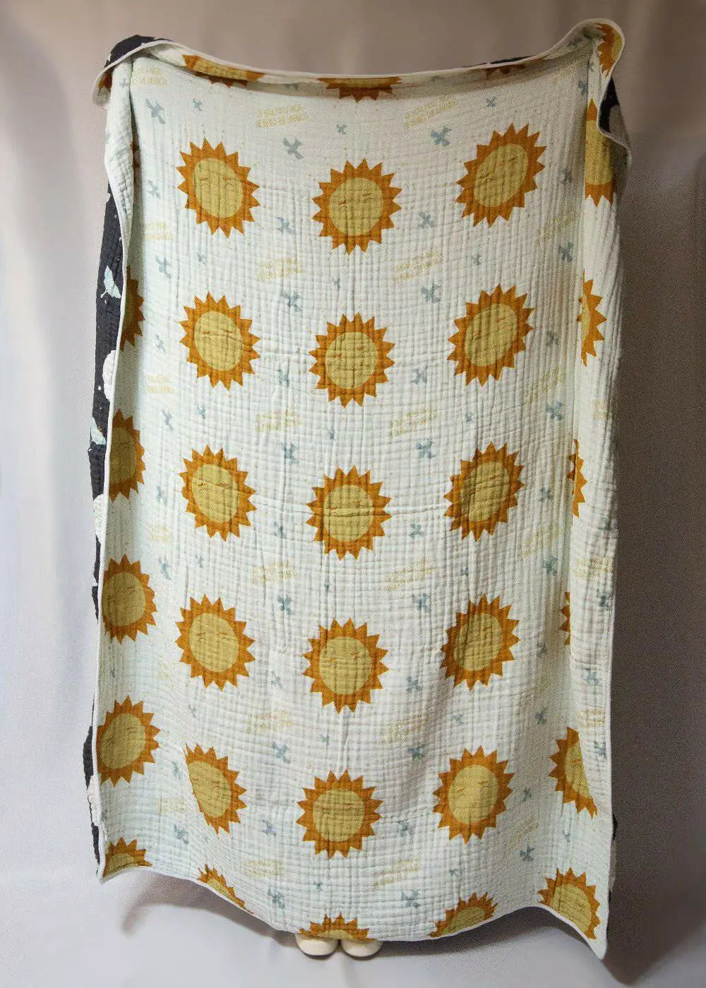 Brother Sun Sister Moon Large Deluxe Organic Muslin Quilt