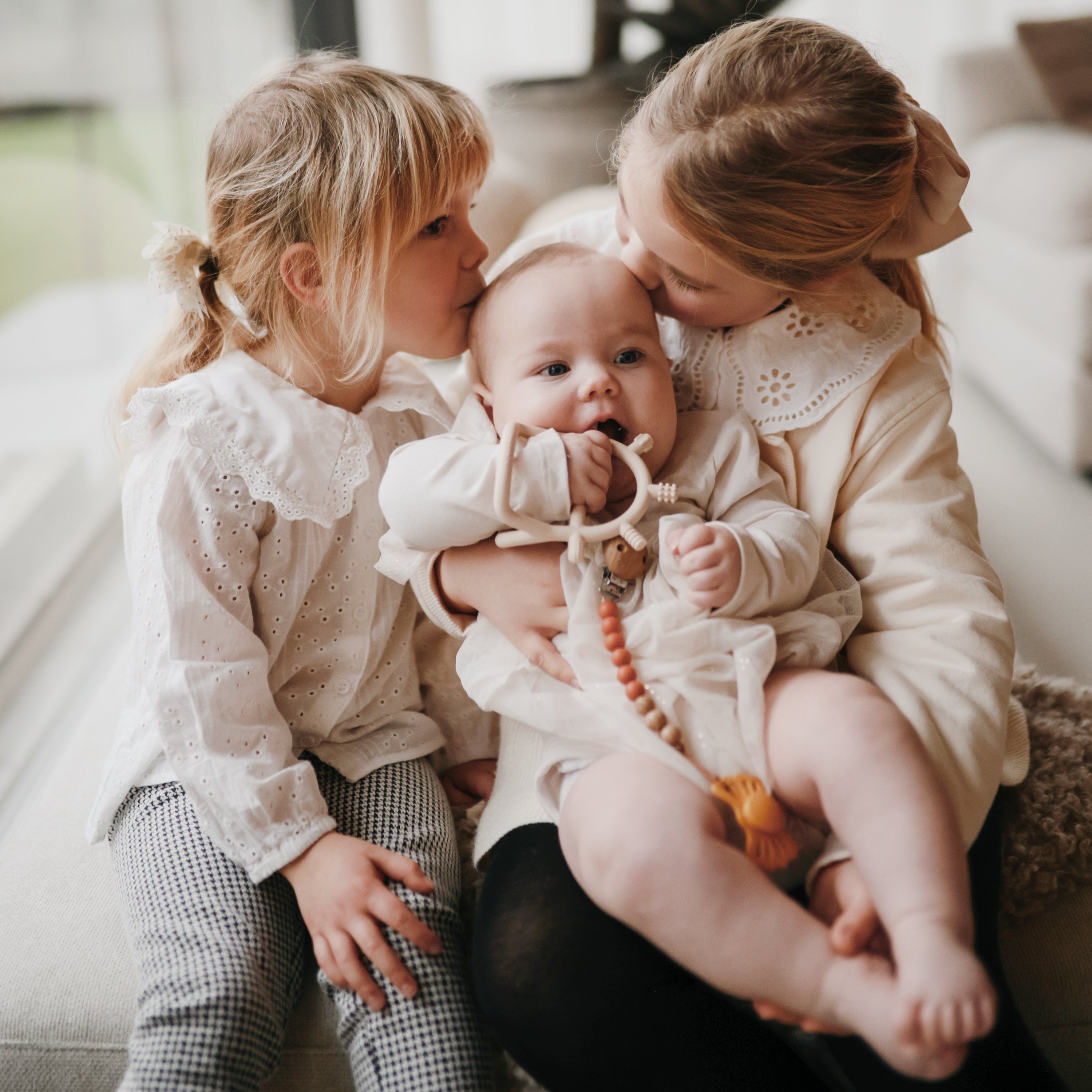 Silicone Pacifier Clip | Eva Pacifier Clip Mushie