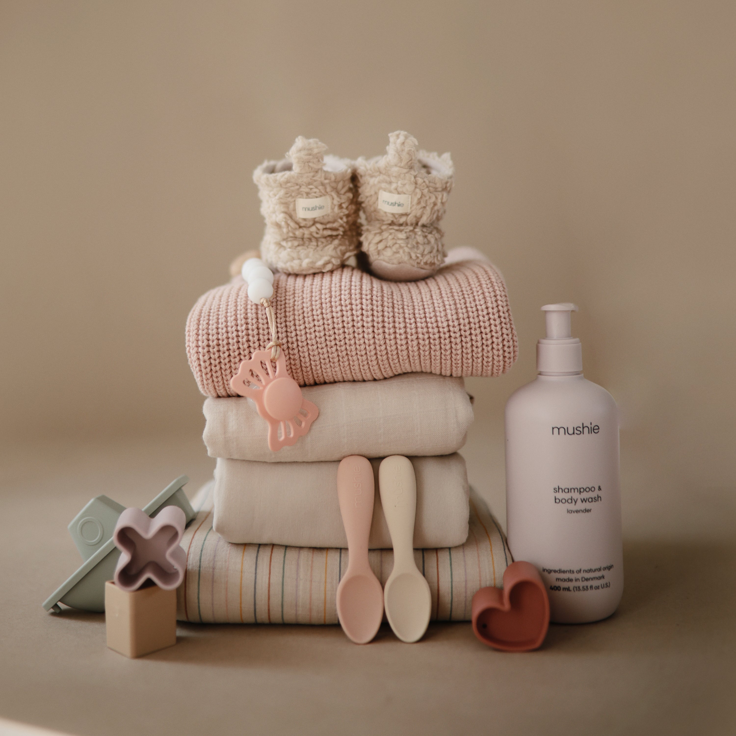 Silicone Toddler Starter Spoons 2-Pack silicone tableware Mushie