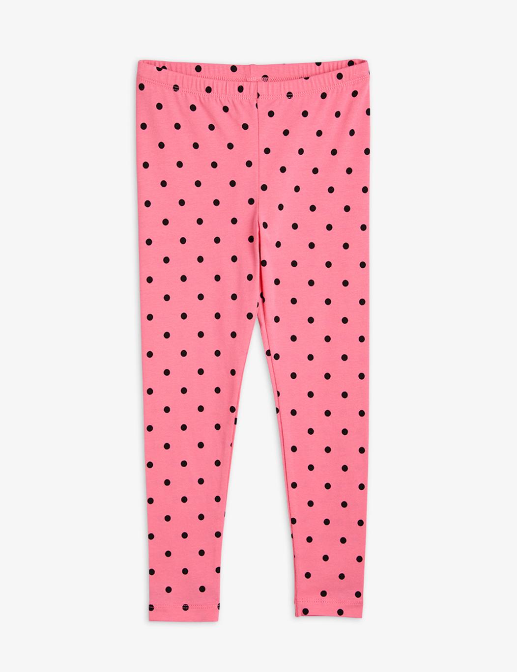 Polka Dot Leggings - Pink